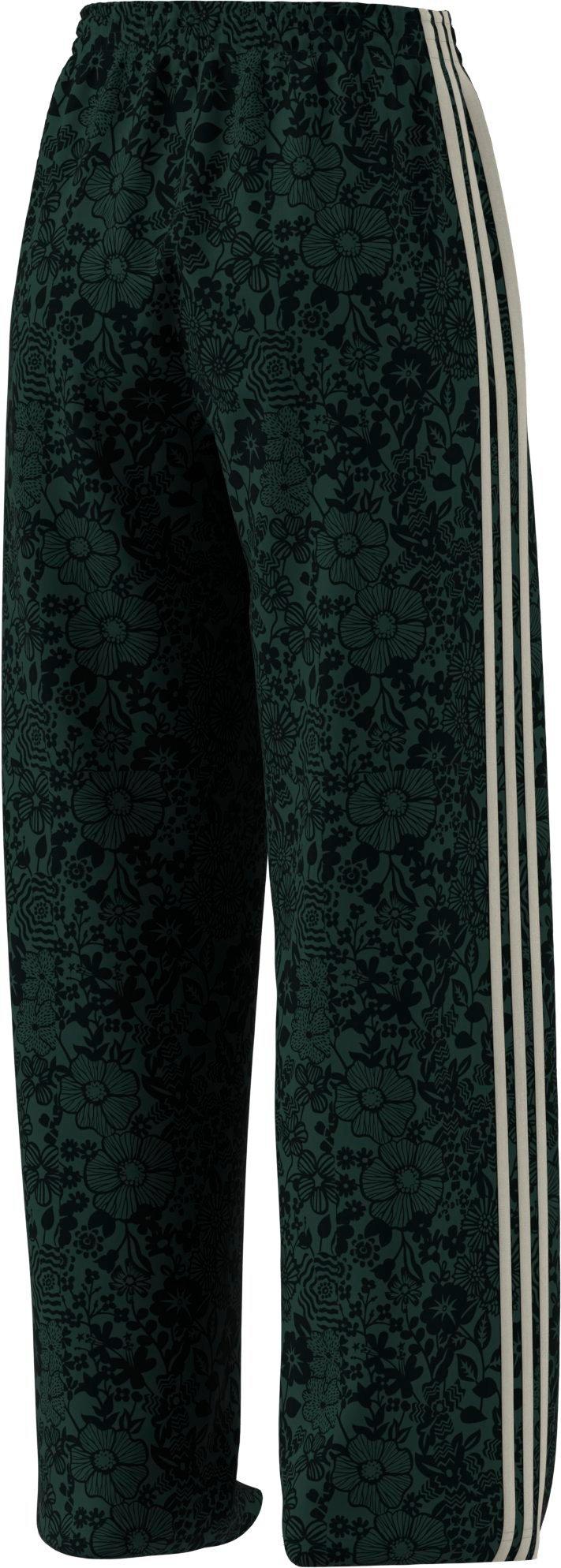 adidas Originals Women's Liberty London Debossed Velvet Track Pants - GREEN Thumbnail View 2