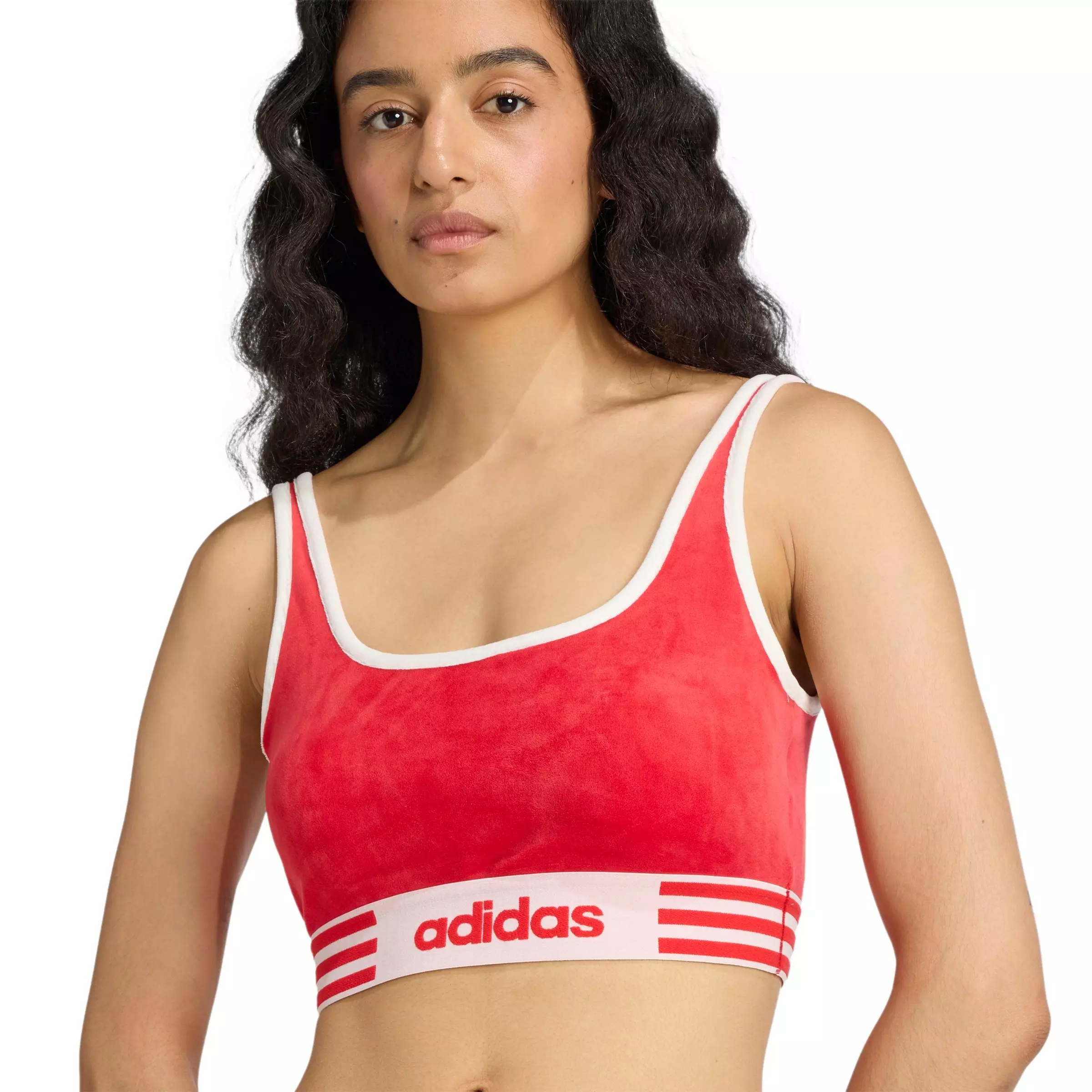adidas Women's Winterized Bra Top-Red - RED