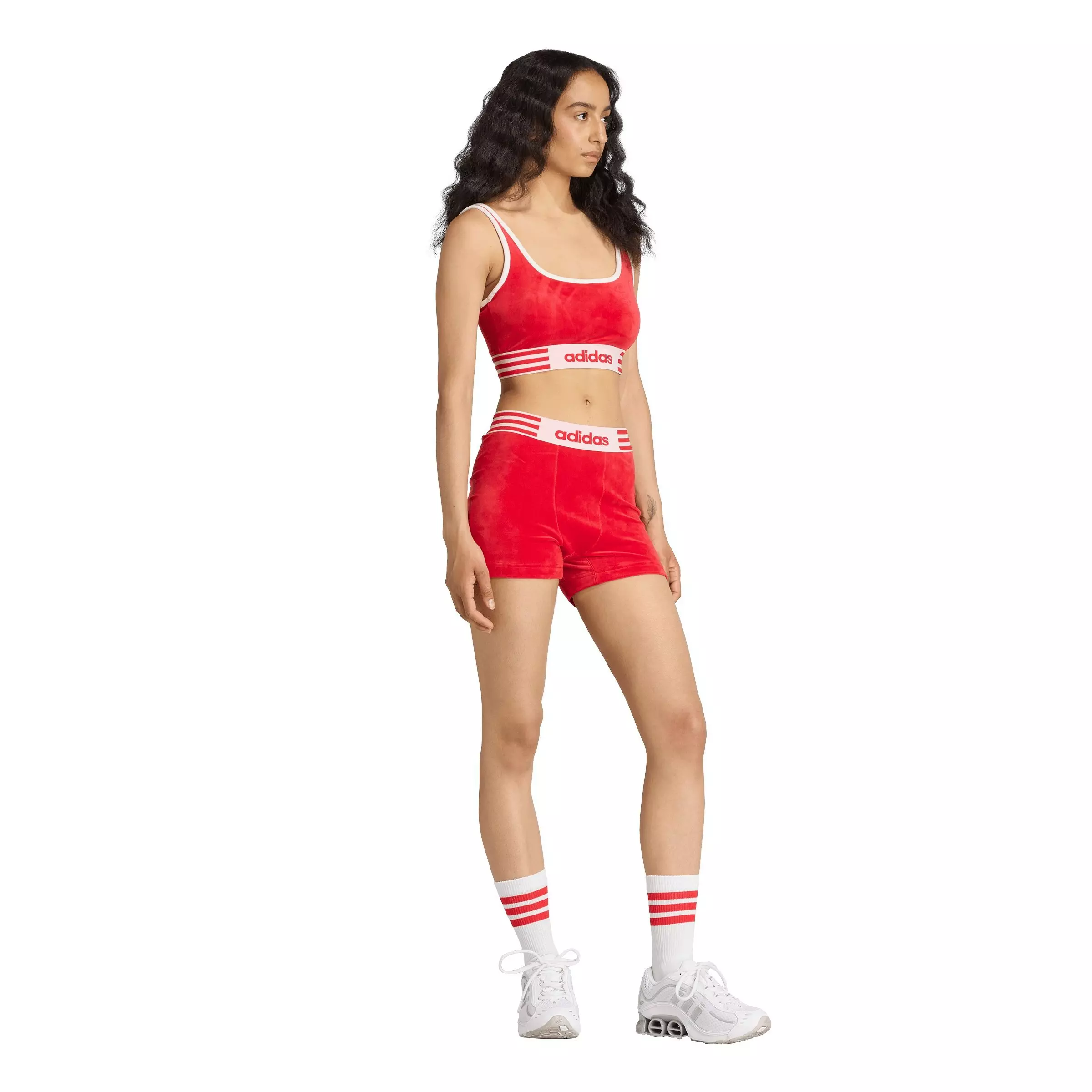 adidas Women's Winterized Bra Top-Red - RED