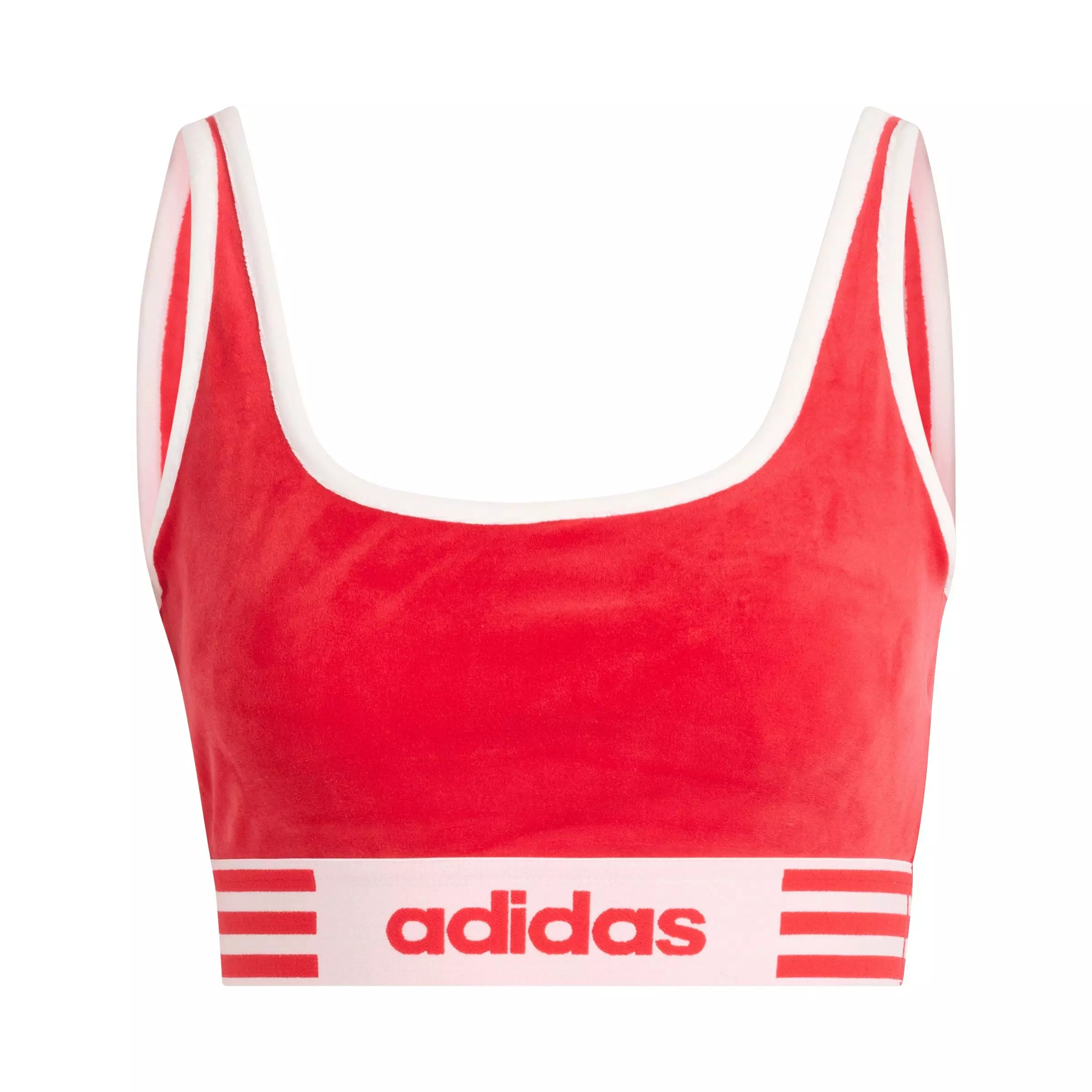 adidas Women's Winterized Bra Top-Red - RED