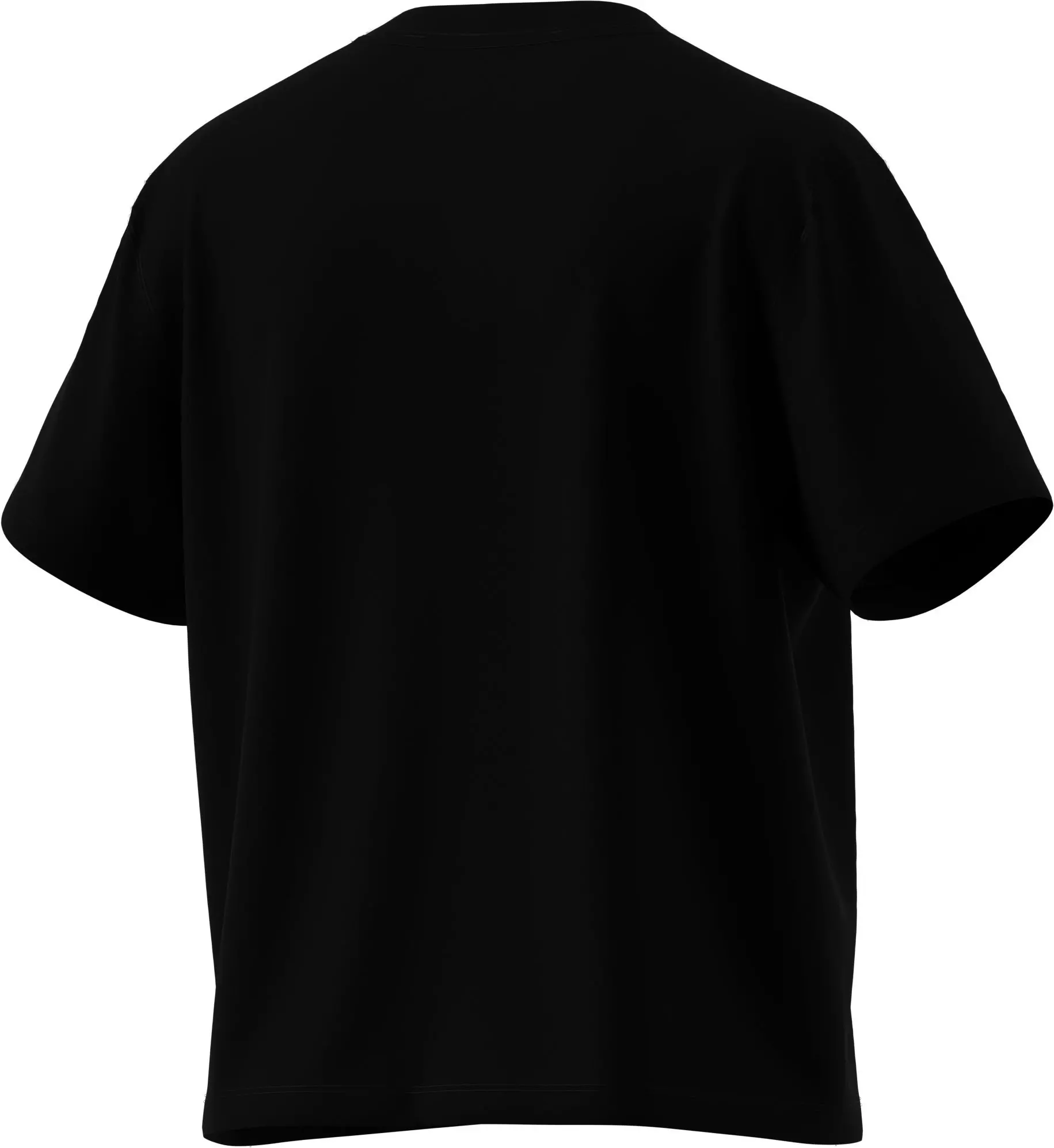 adidas Originals Women's Adicolor Trefoil Boxy Tee - BLACK