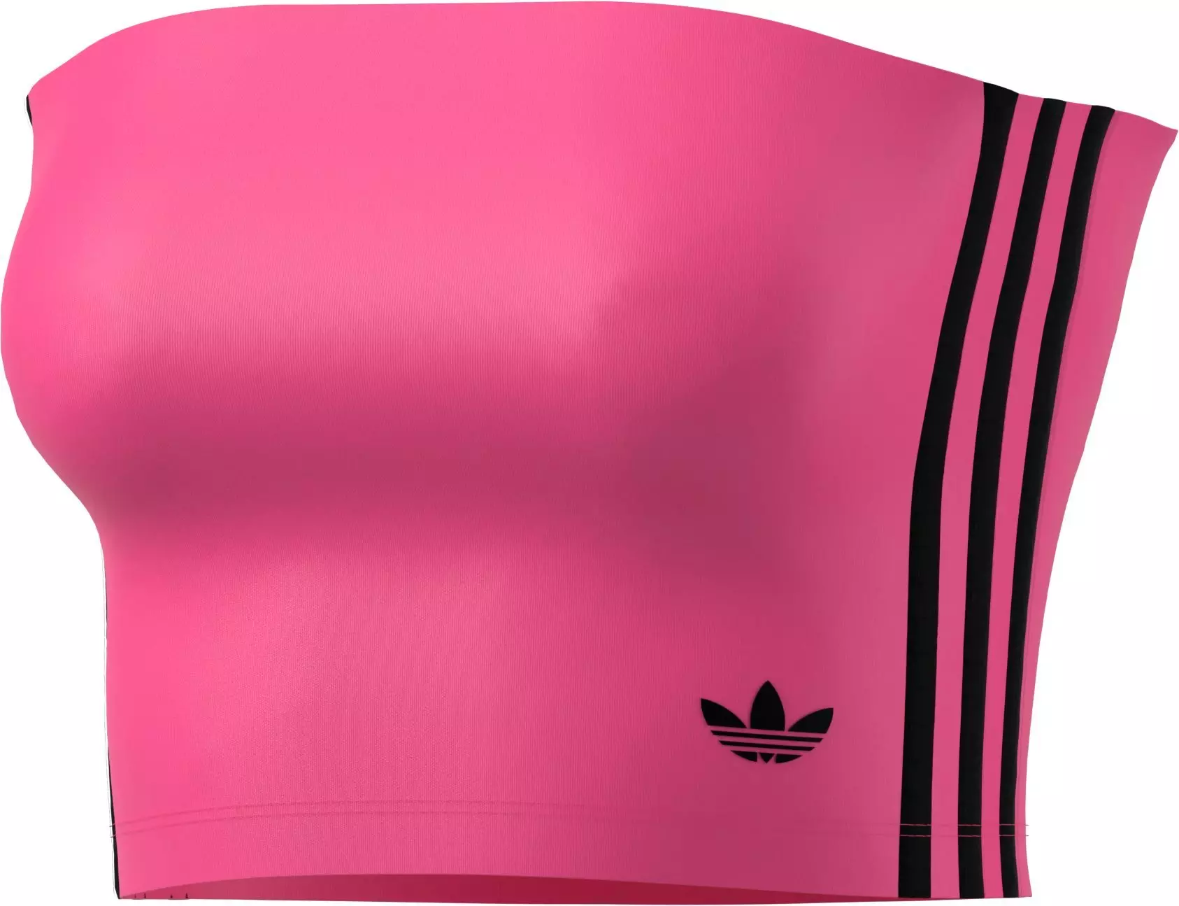 adidas Originals Women's Adicolor 3-Stripes Tube Top - PINK