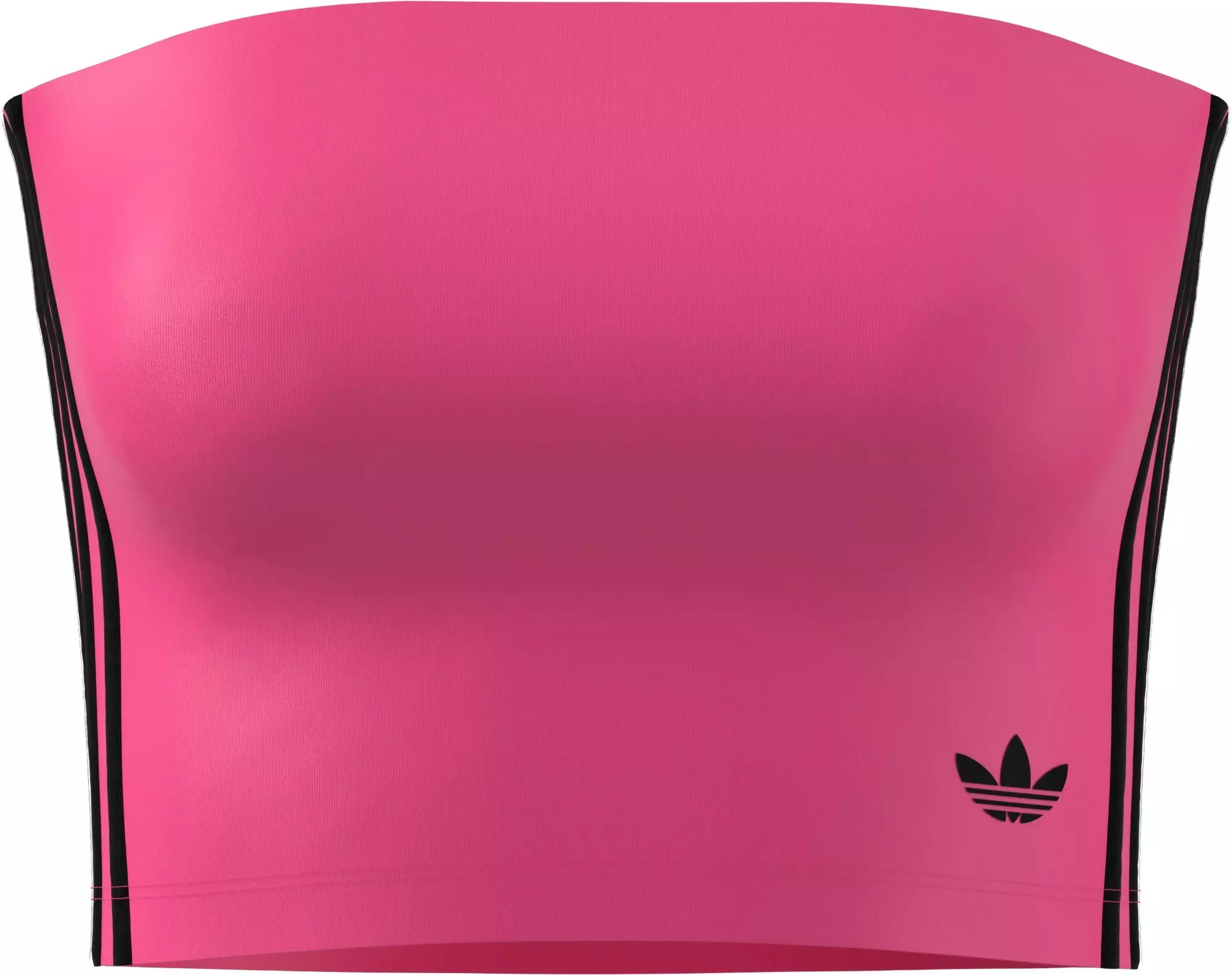 adidas Originals Women's Adicolor 3-Stripes Tube Top - PINK