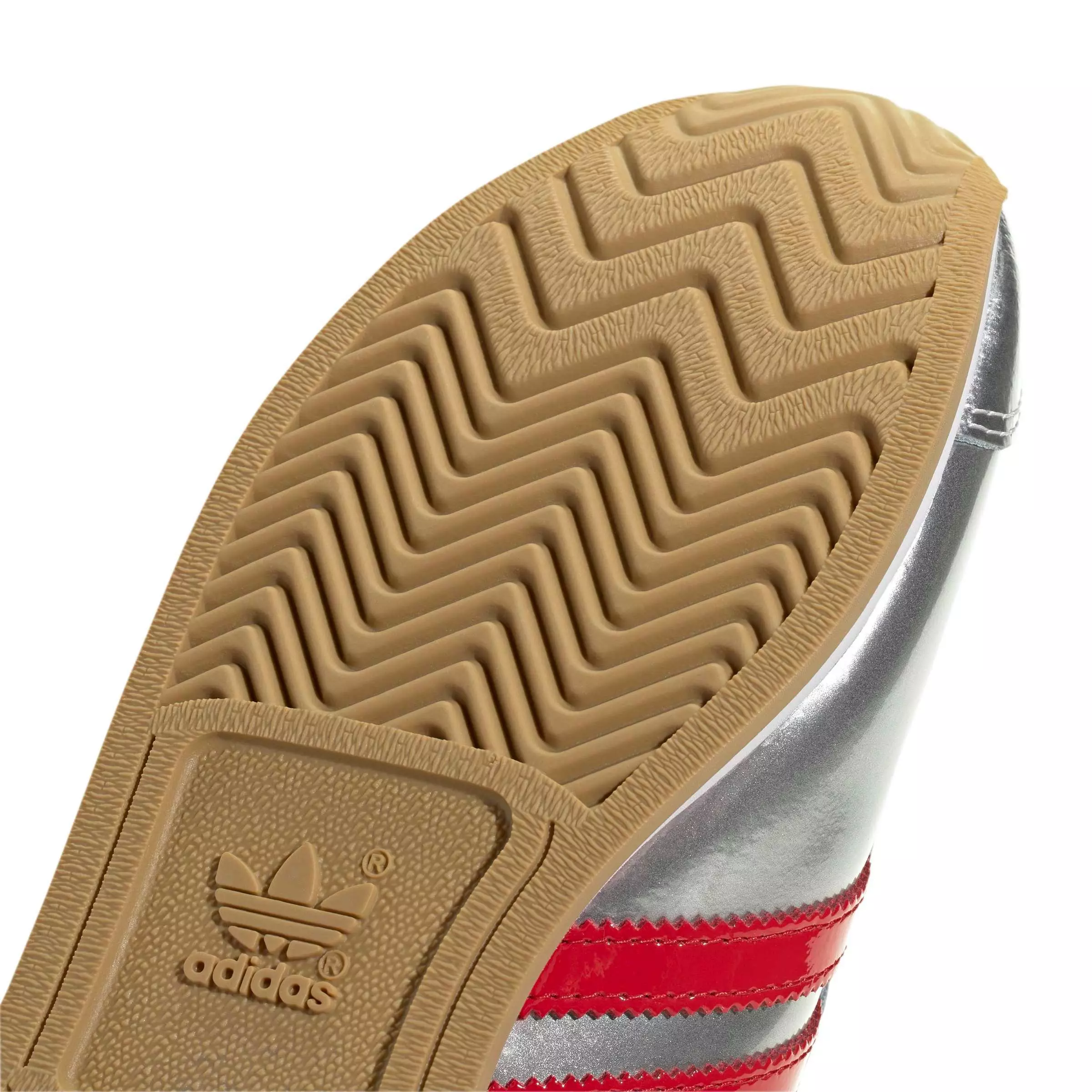 adidas Originals Country OG "Silver Metallic/Better Scarlet/White" Women's Shoe - SILVER/RED