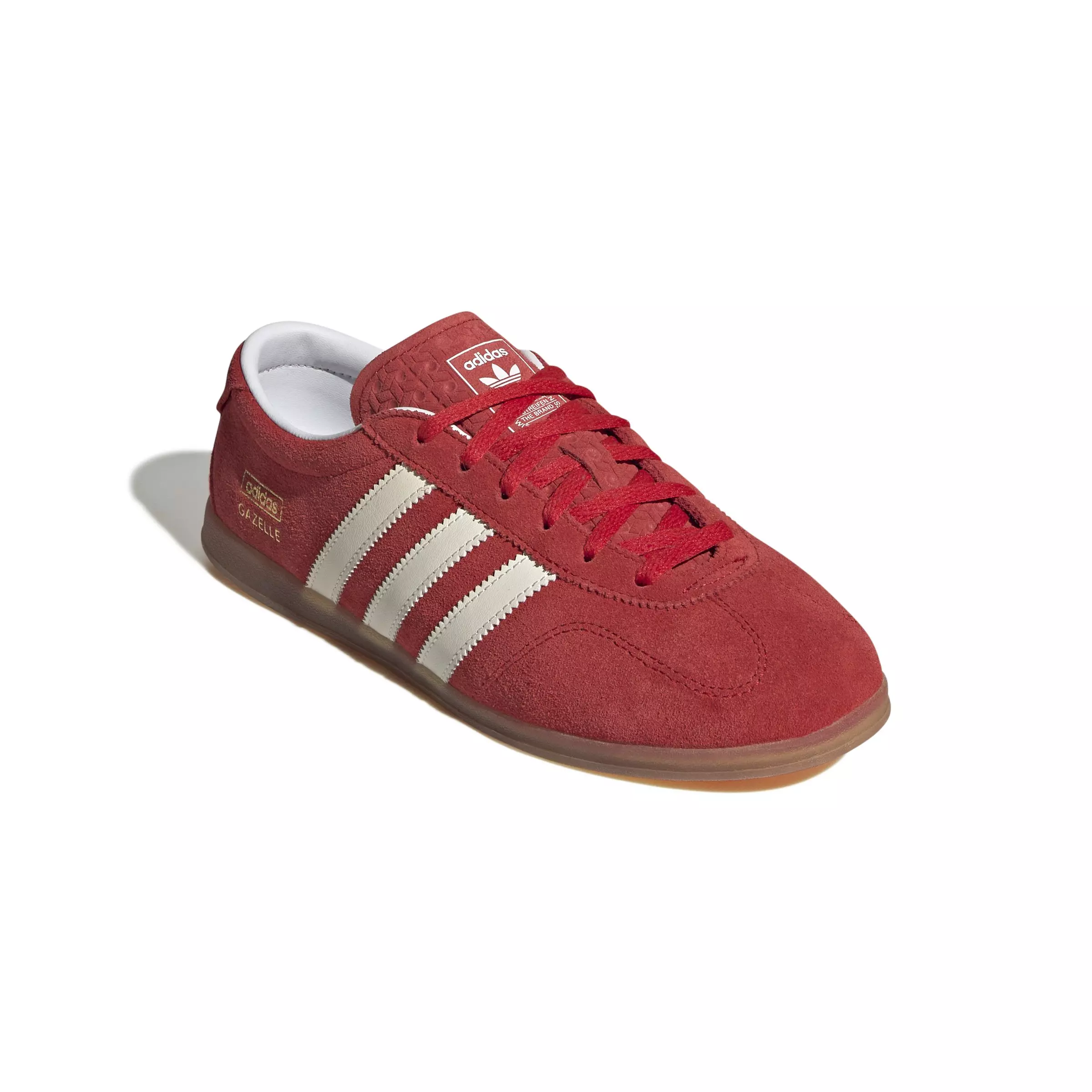 adidas Originals Gazelle Lo Pro "Better Scarlet/Ftwr White/Gum" Women's Shoe - RED/WHITE
