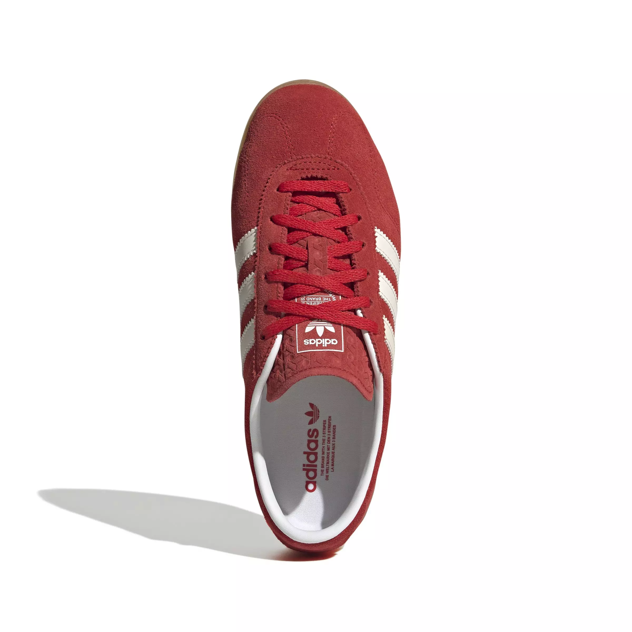 adidas Originals Gazelle Lo Pro "Better Scarlet/Ftwr White/Gum" Women's Shoe - RED/WHITE