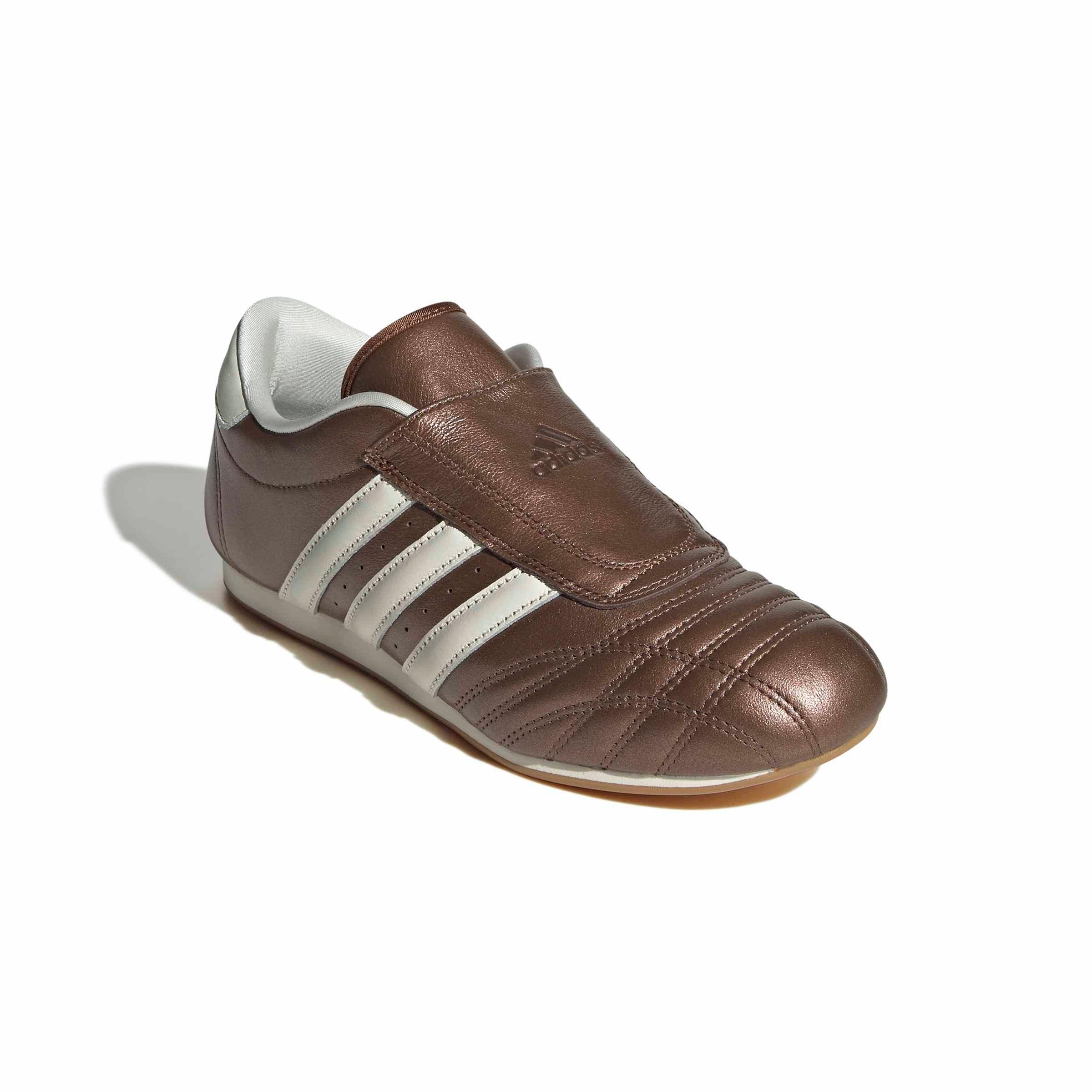 adidas Originals Taekwondo Slip "Preloved Brown/Off White" Women's Shoe - BROWN/WHITE Thumbnail View 6