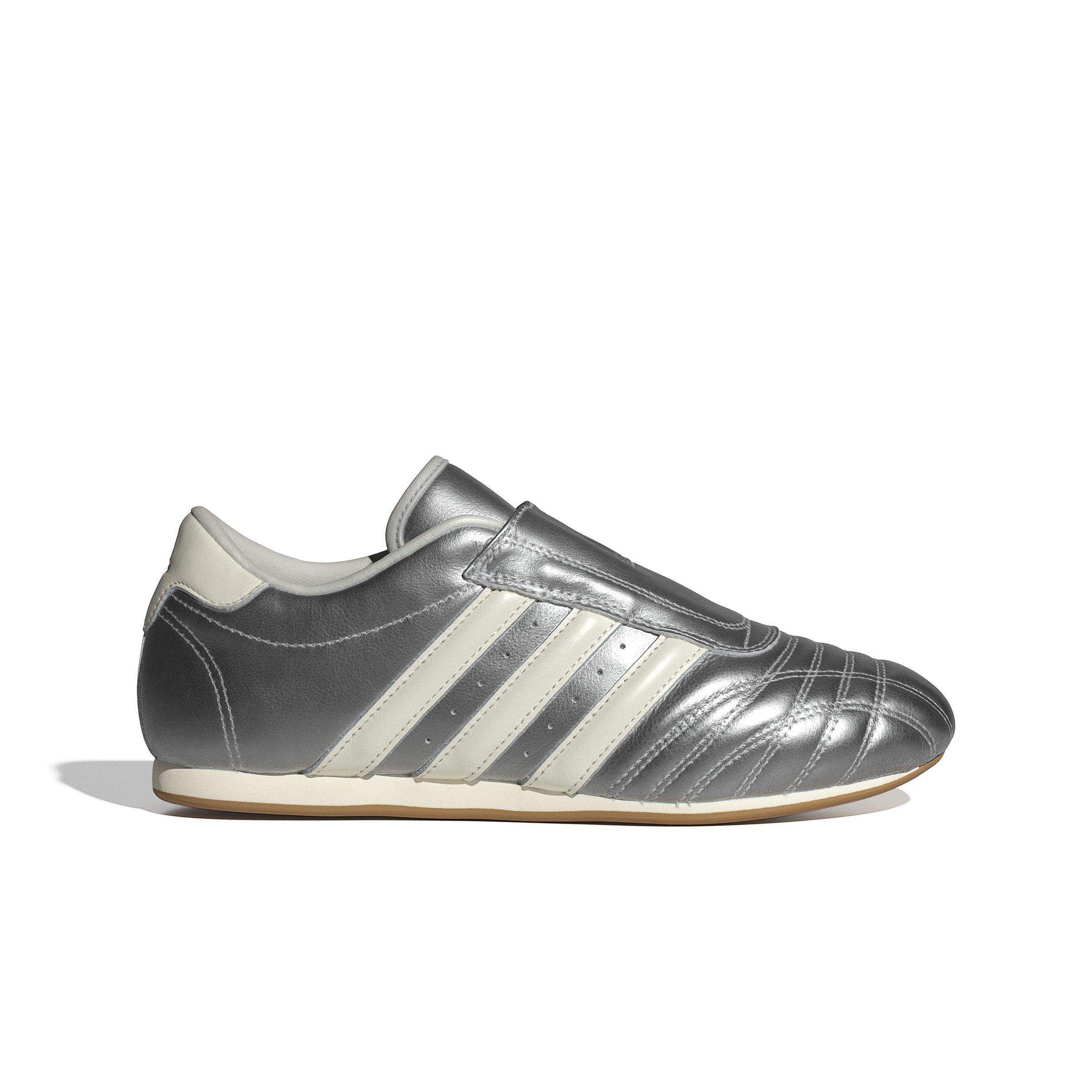 adidas Originals Taekwondo Slip "Silver Metallic/Off White/Gum" Women's Shoe - SILVER/WHITE/BLACK Thumbnail View 1