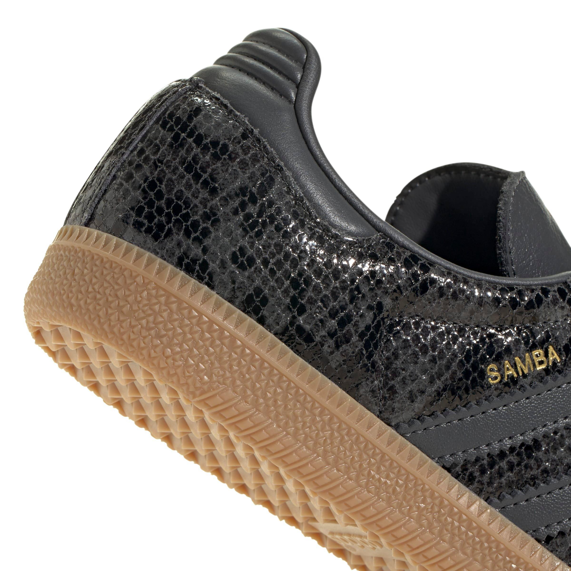 adidas Originals Samba OG "Snakeskin Print" Women's Shoe - BLACK/MULTI Thumbnail View 3