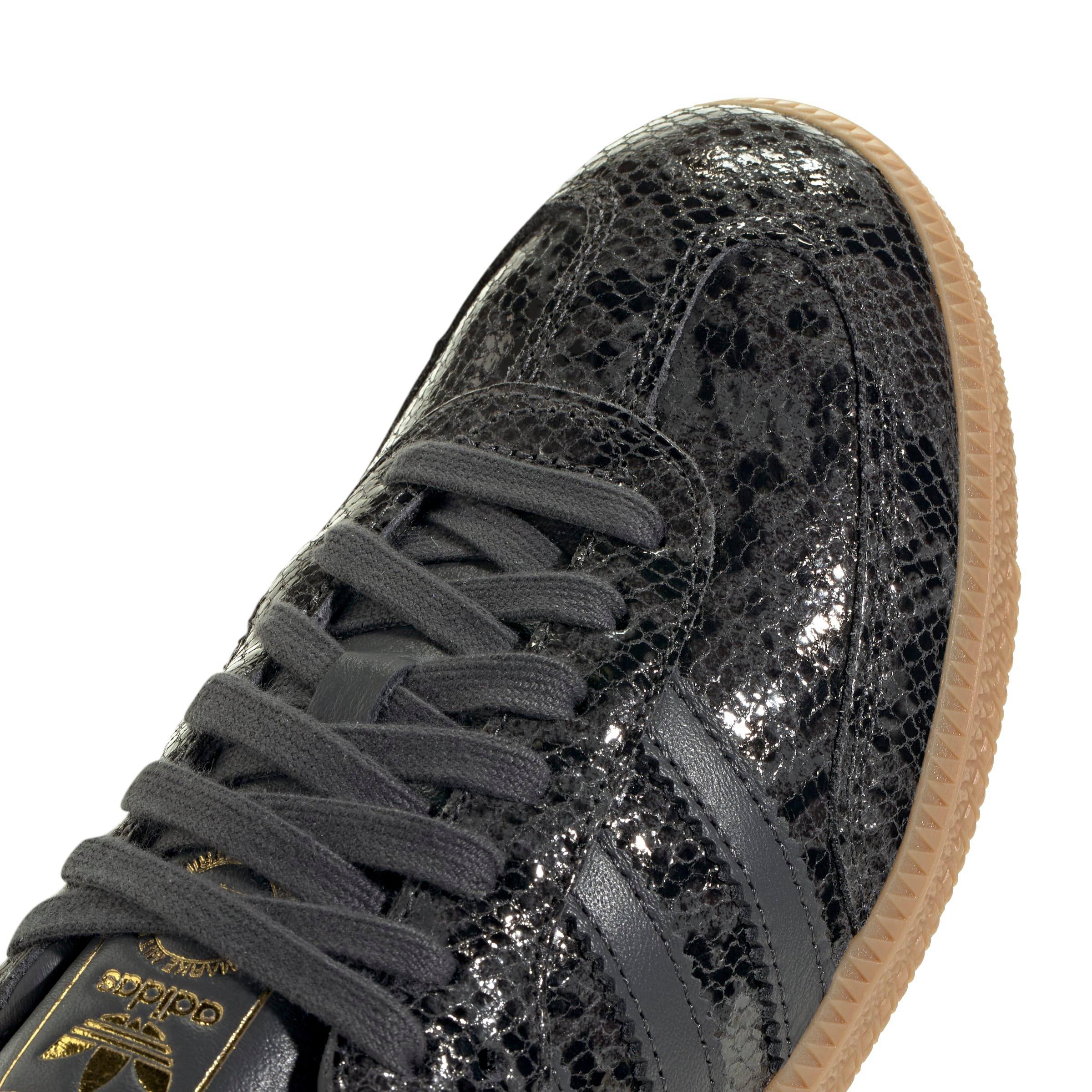 adidas Originals Samba OG "Snakeskin Print" Women's Shoe - BLACK/MULTI Thumbnail View 4