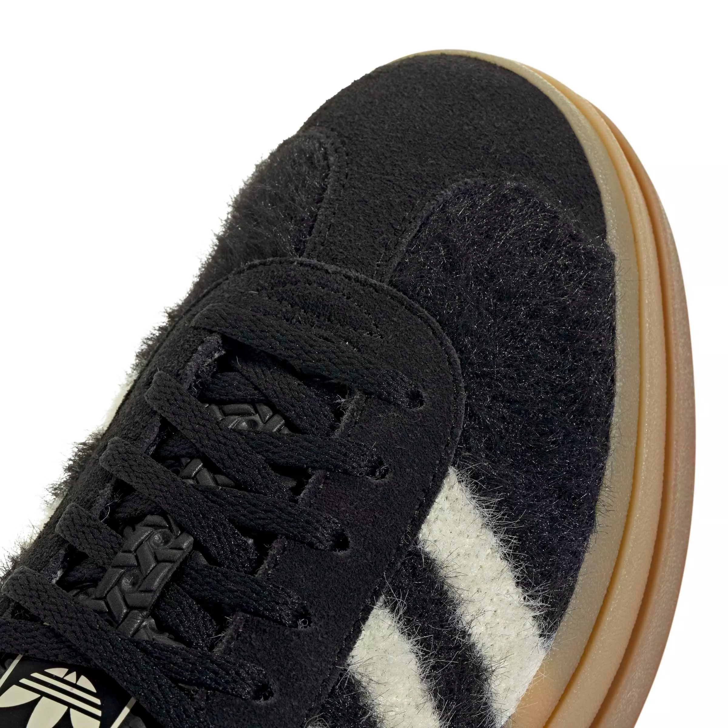 adidas Originals Gazelle Bold "Core Black/Cream White/Gold Metallic" Women's Shoe - BLACK/WHITE