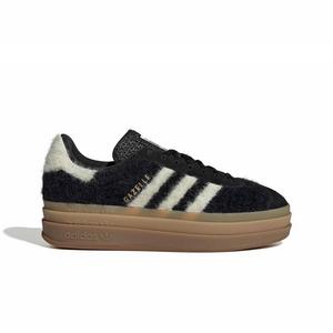 adidas Originals Gazelle Bold "Core Black/Cream White/Gold Metallic" Women's Shoe