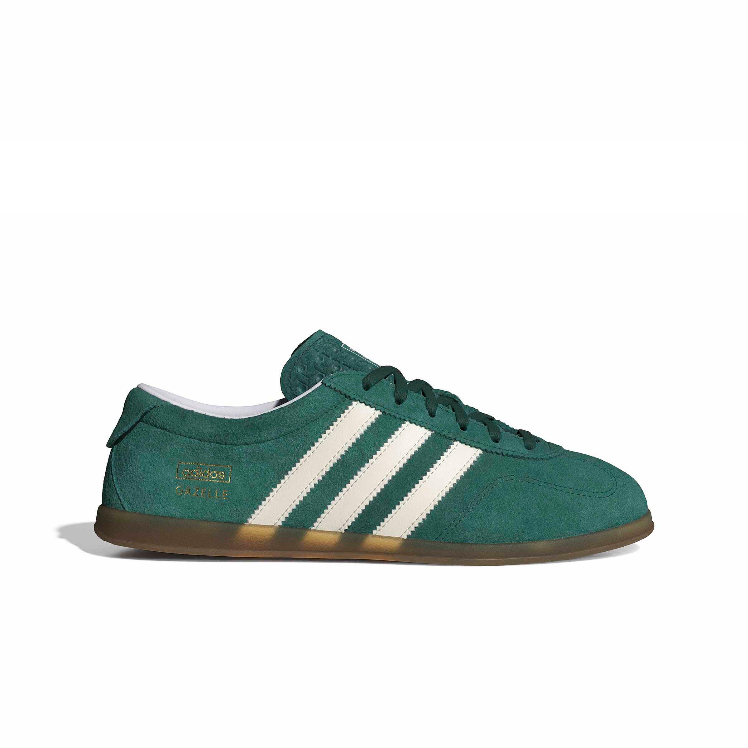 adidas Originals Gazelle Lo Pro "Collegiate Green/Cloud White" Women's Shoe - GREEN/WHITE Thumbnail View 1