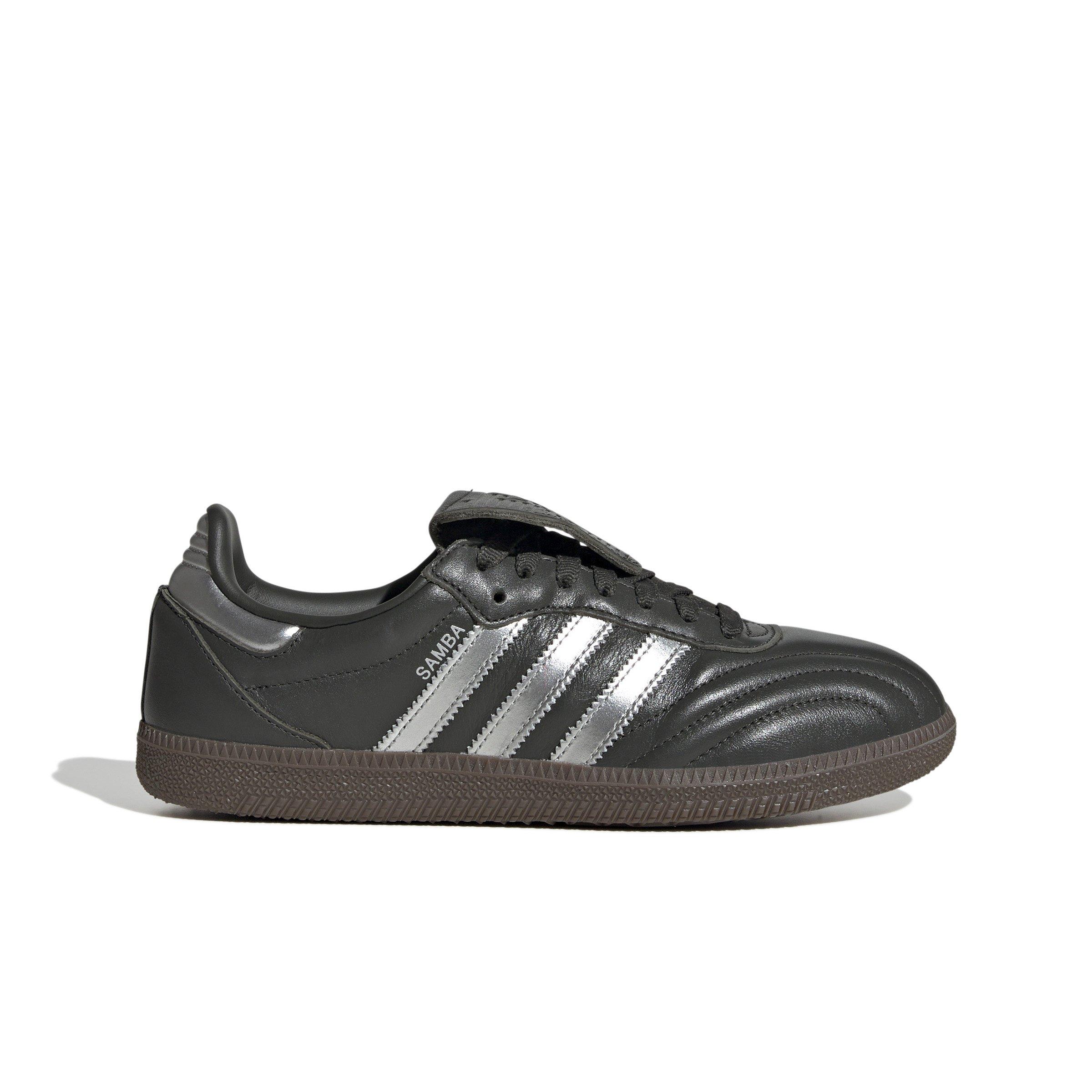 adidas Originals Samba OG "Legend Earth/Silver Metallic/Gum" Women's Shoe - GREEN Thumbnail View 1