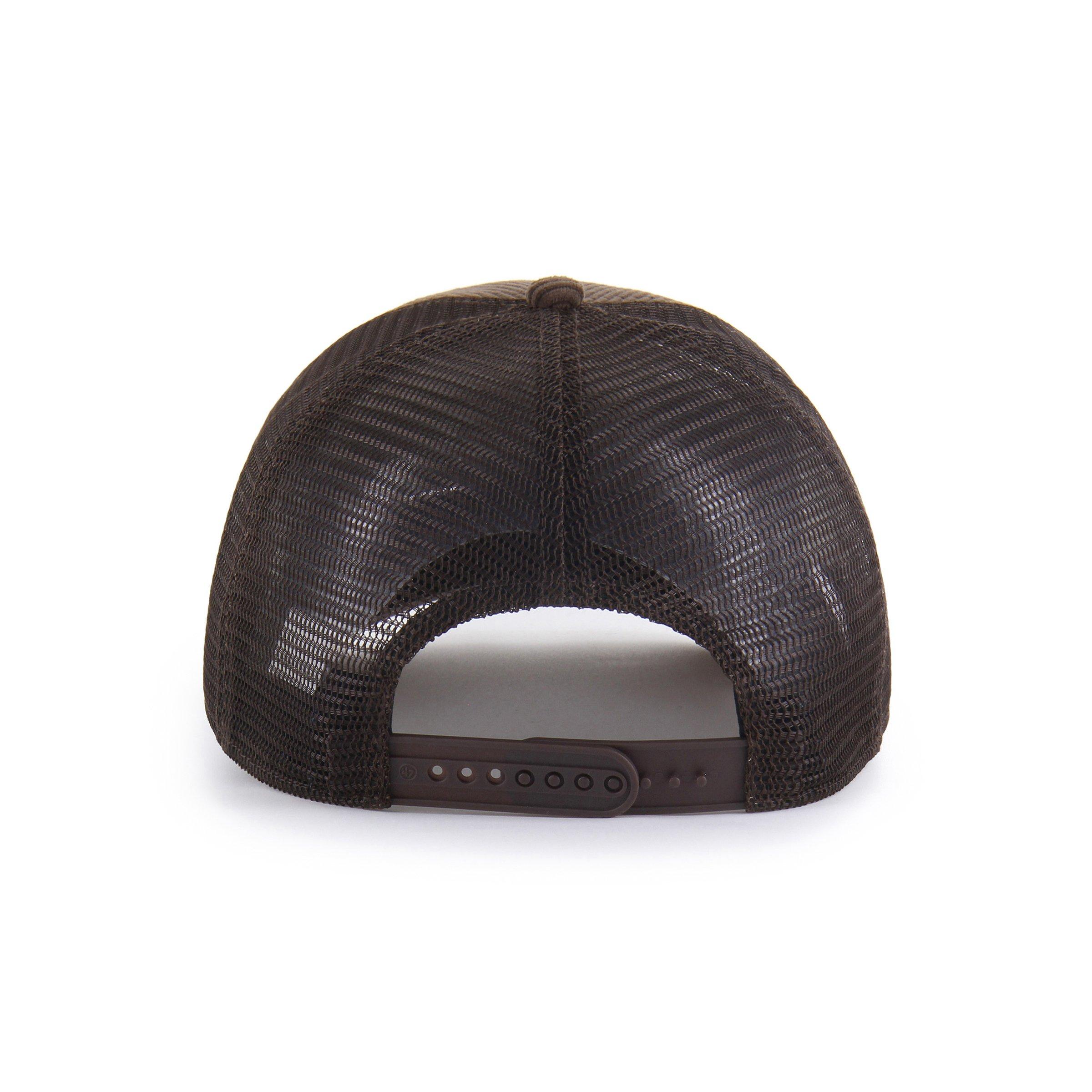 '47 Houston Astros Ranchero Mesh Hitch Brown Snapback Hat