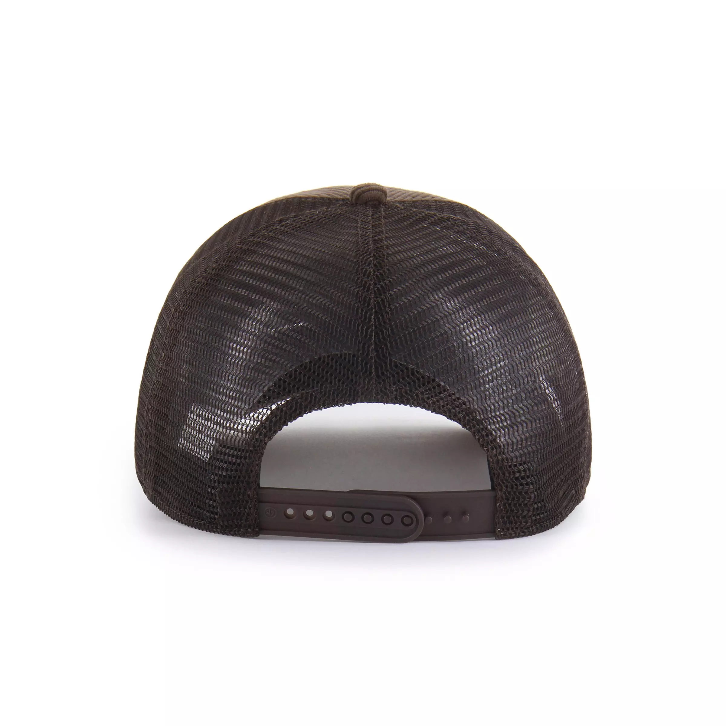 47 New York Yankees Ranchero Mesh Hitch Snapback Hat - Brown - BROWN