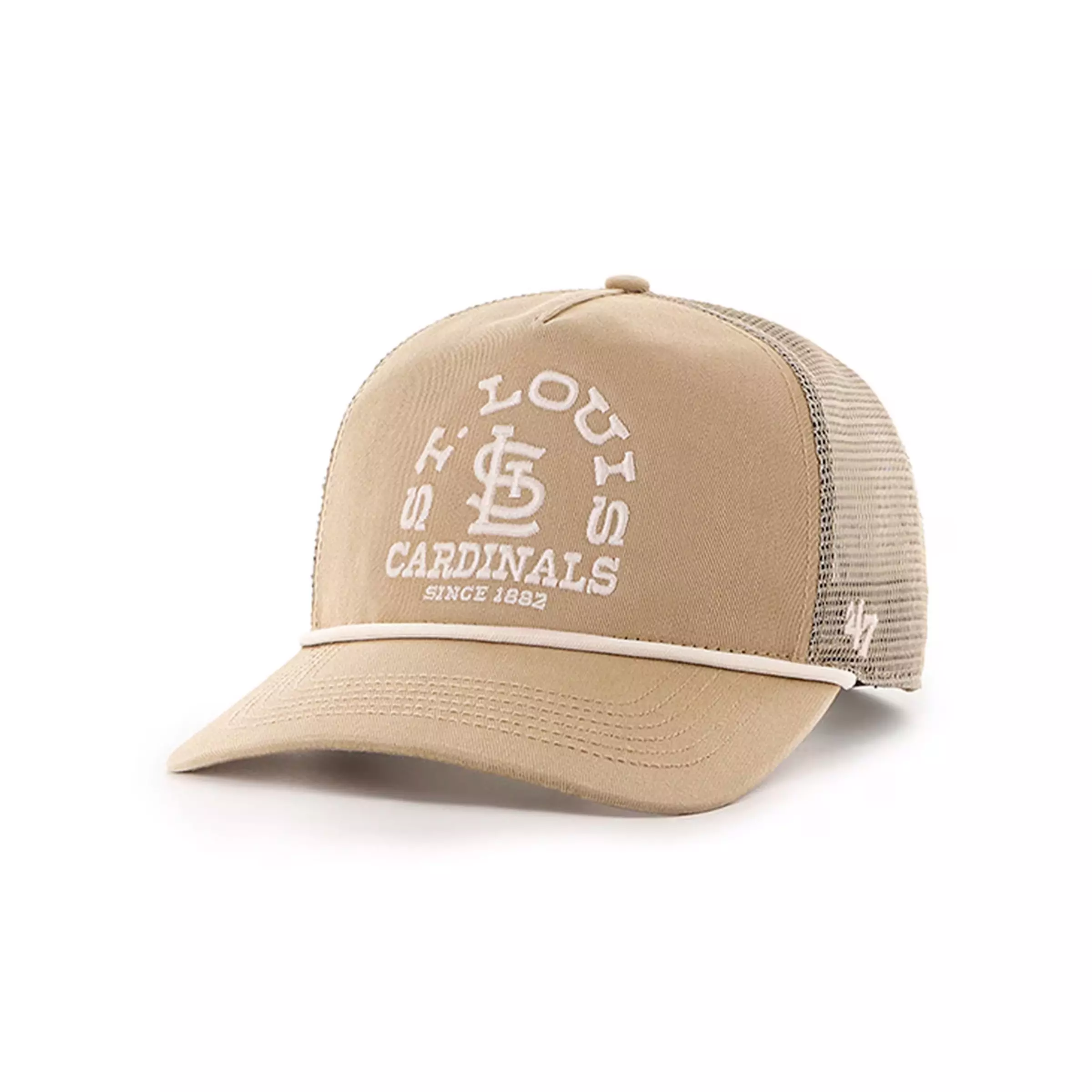 '47 St. Louis Cardinals Ranchero Mesh Hitch Snapback Hat-Brown - BROWN