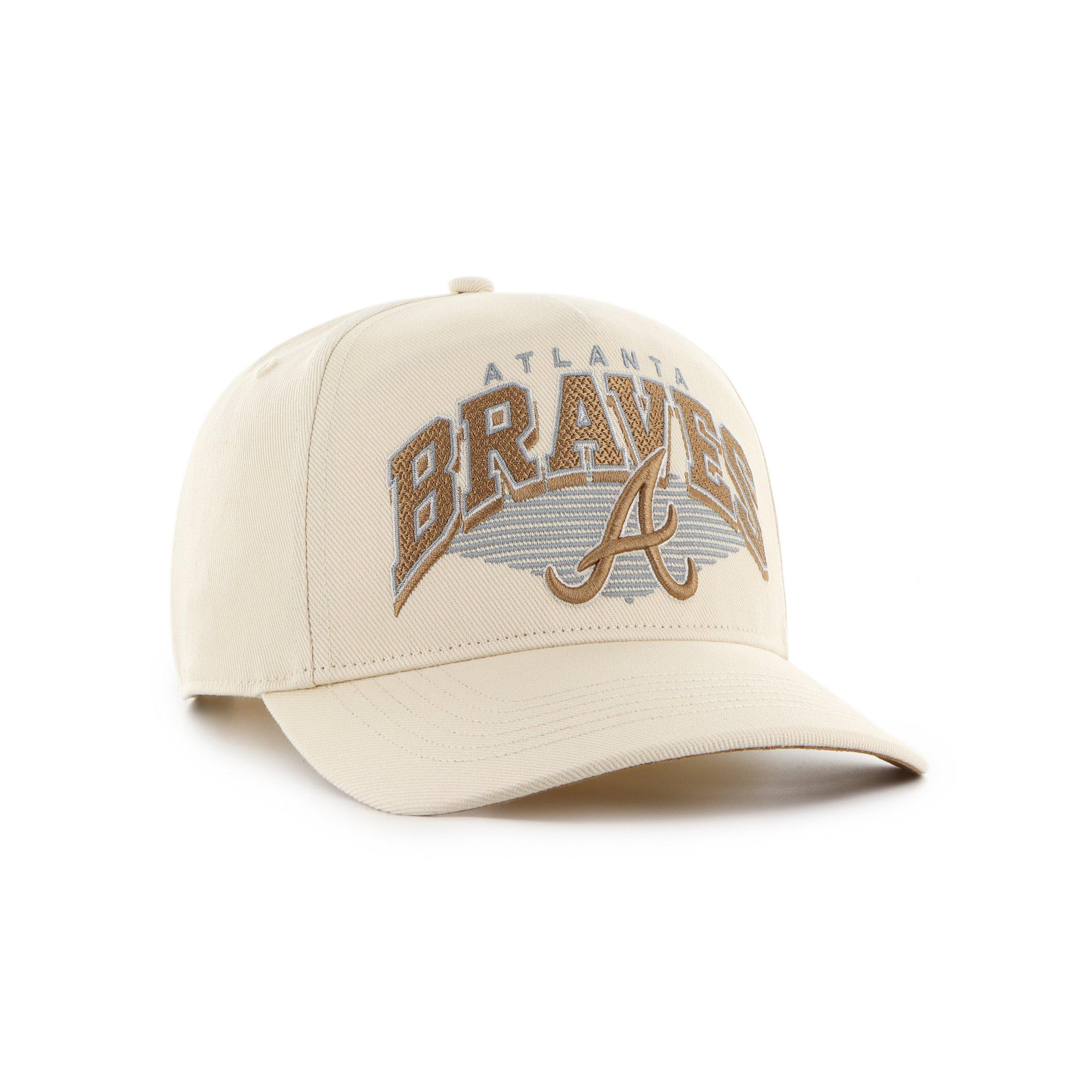 '47 Atlanta Braves Pomona Hitch Snapback Hat-Cream