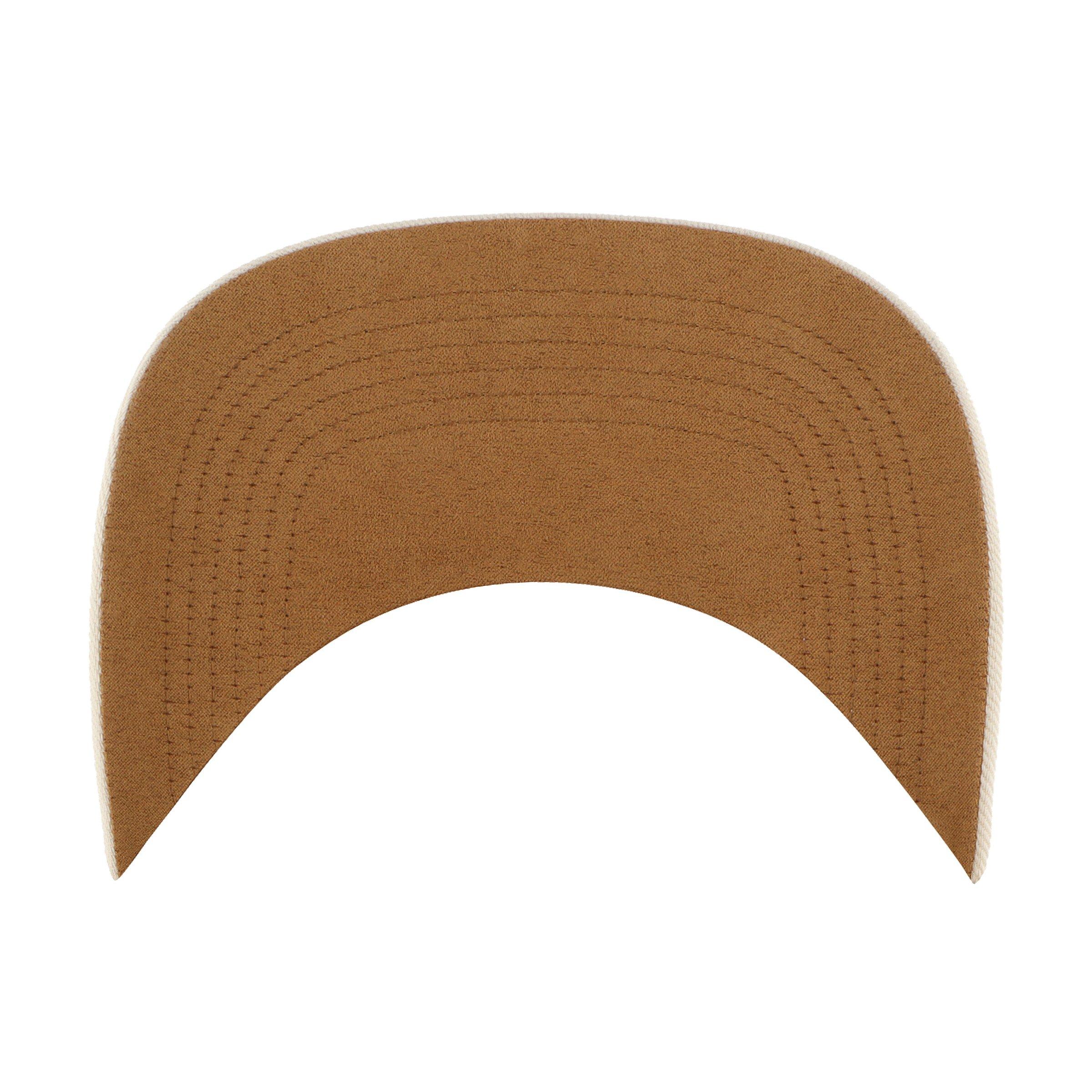 47 Atlanta Braves Pomona Hitch Snapback Hat - Cream - CREAM Thumbnail View 4