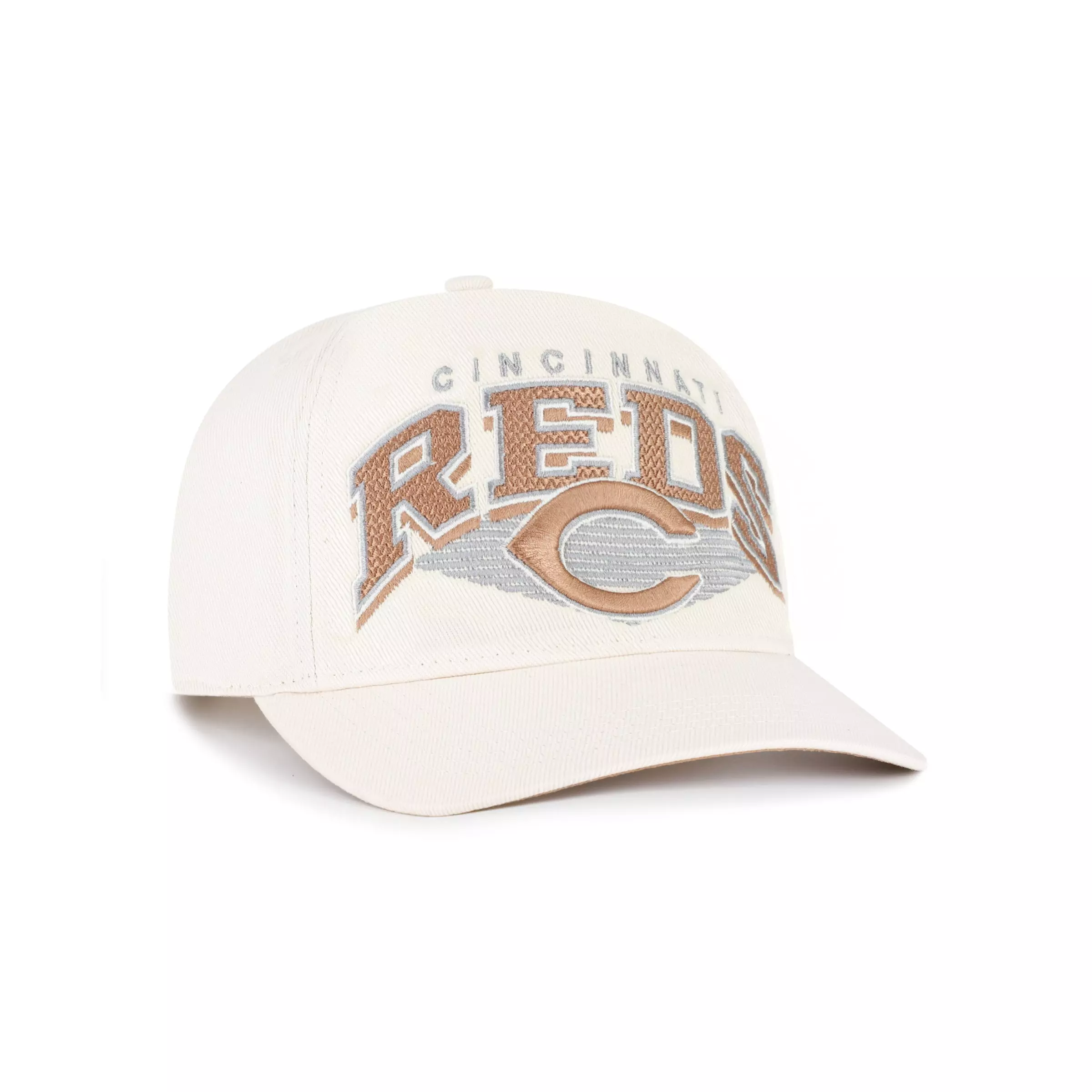 '47 Cincinnati Reds Pomona Hitch Snapback Hat-Cream - CREAM
