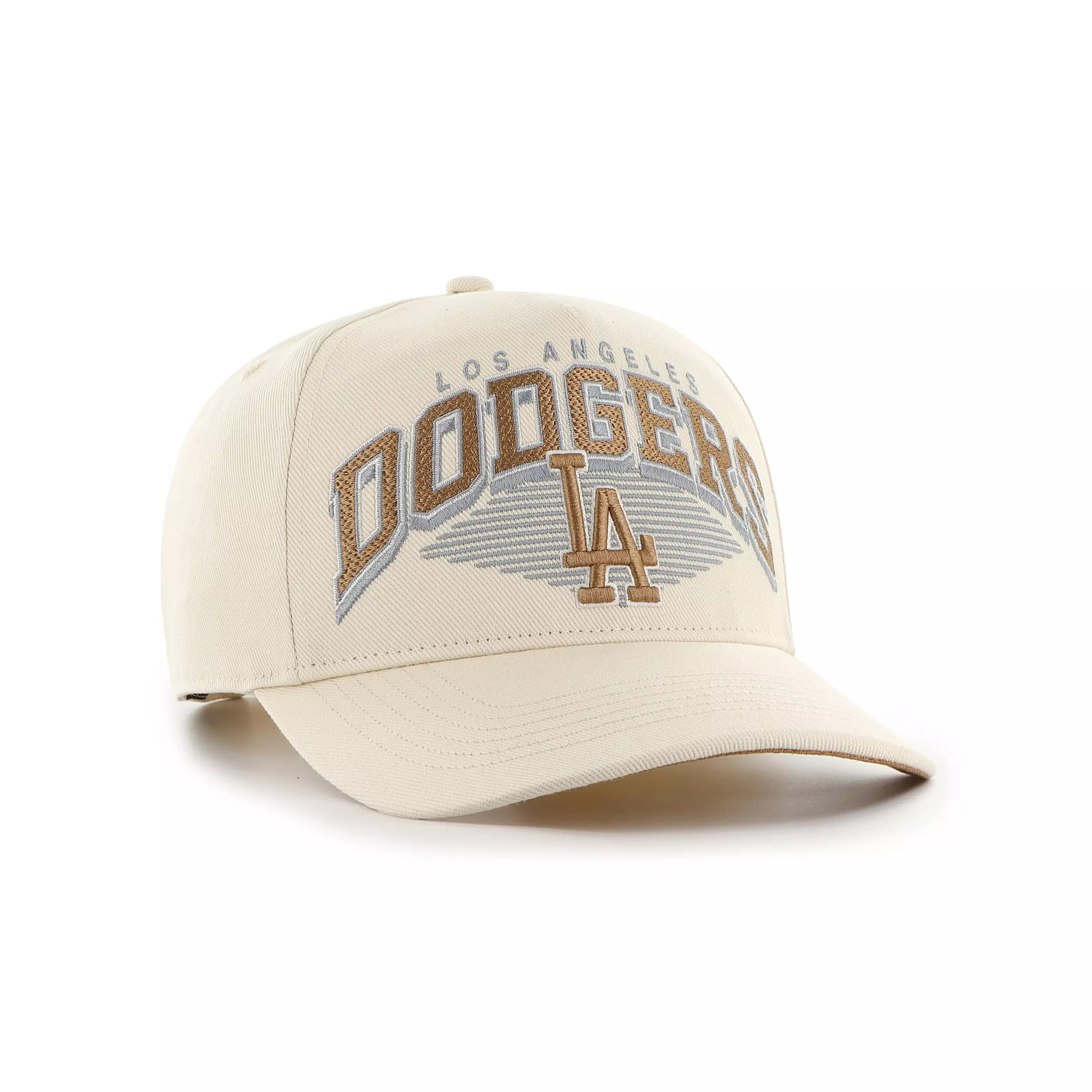 47 Los Angeles Dodgers Pomona Hitch Snapback Hat - Cream - CREAM