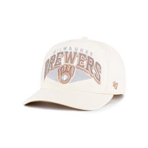 '47 Milwaukee Brewers Pomona Hitch Snapback Hat-Cream