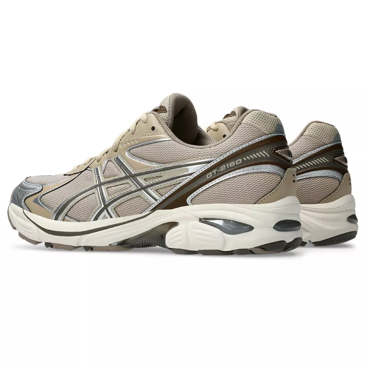 ASICS GT-2160 "Feather Grey/Brown Storm" Unisex Shoe - GREY/BROWN