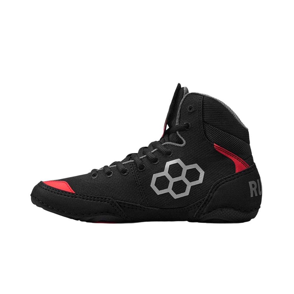 Rudis Colt 4.0 "Livewire" Unisex Wrestling Shoe - BLACK/RED Thumbnail View 2