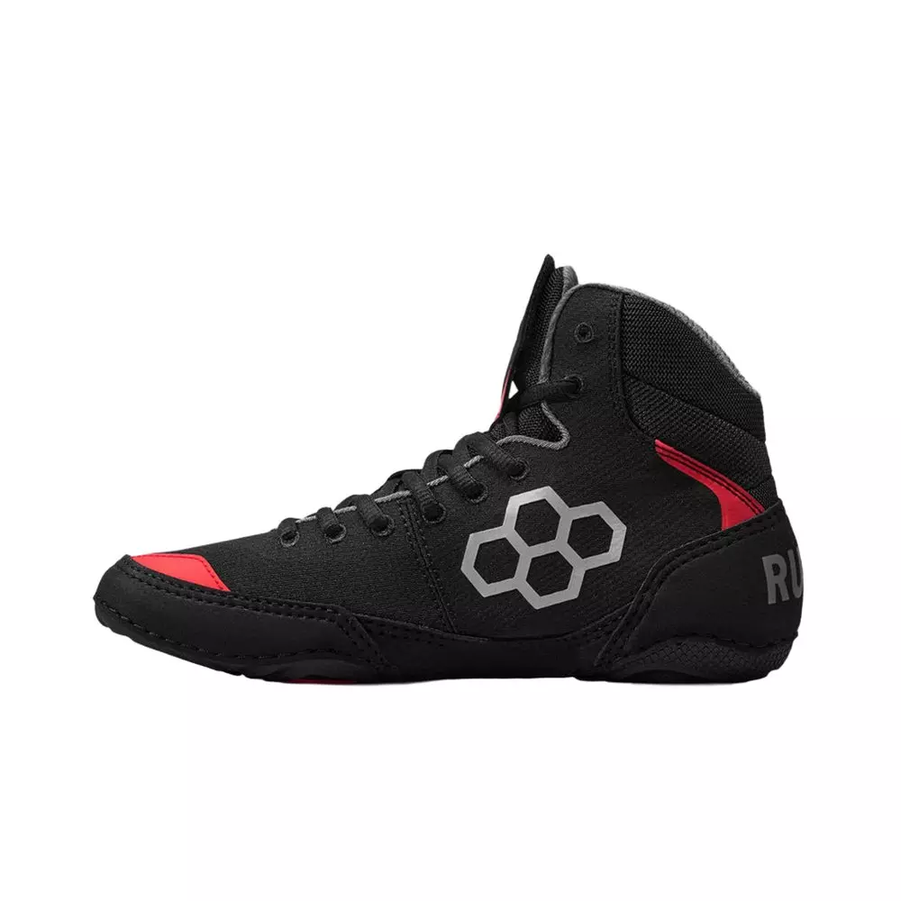 Rudis Colt 4.0 "Livewire" Unisex Wrestling Shoe - BLACK/RED