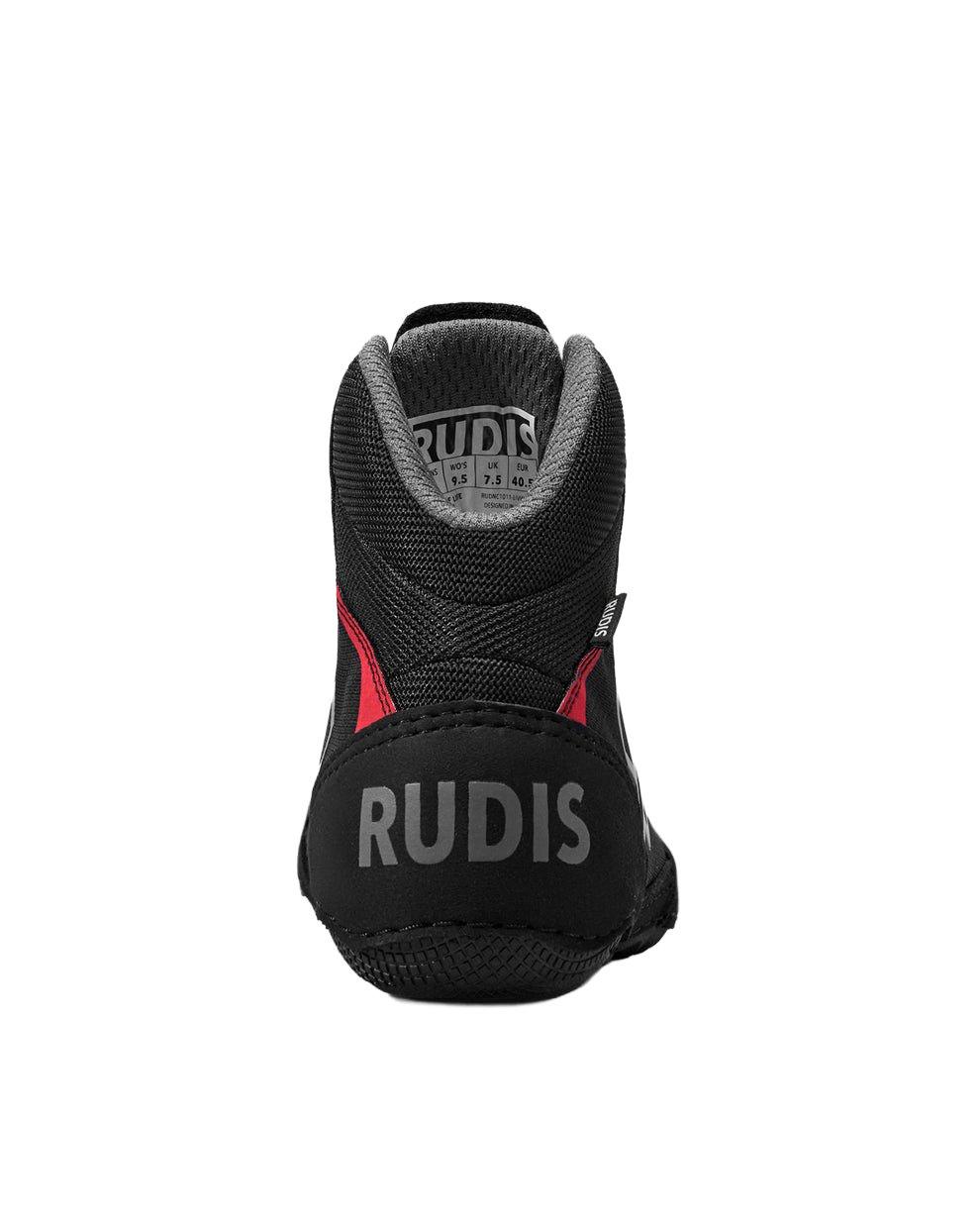 Rudis Colt 4.0 "Livewire" Unisex Wrestling Shoe - BLACK/RED Thumbnail View 3