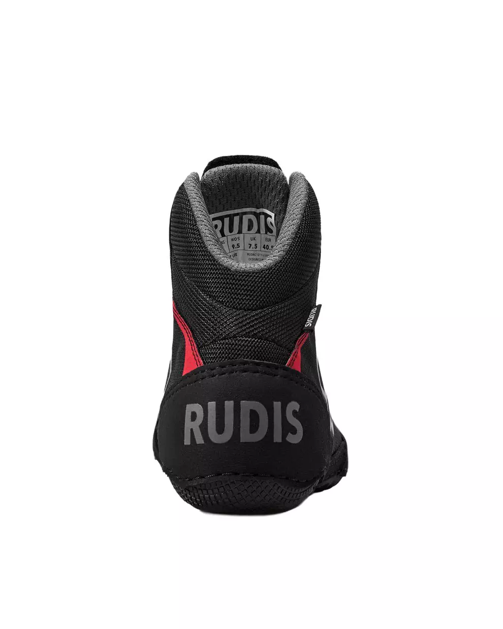 Rudis Colt 4.0 "Livewire" Unisex Wrestling Shoe - BLACK/RED