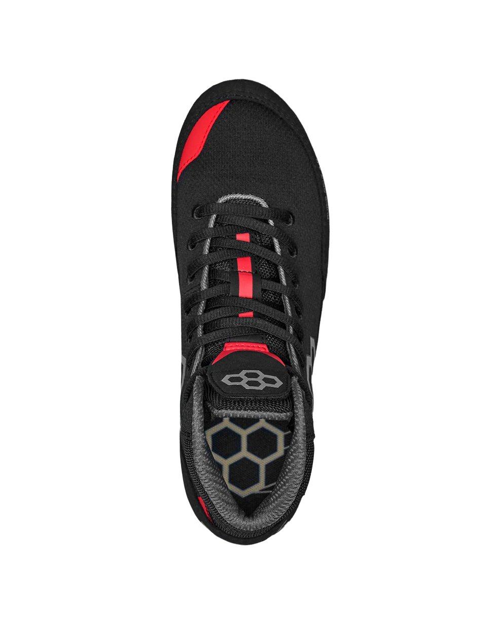Rudis Colt 4.0 "Livewire" Unisex Wrestling Shoe - BLACK/RED Thumbnail View 4
