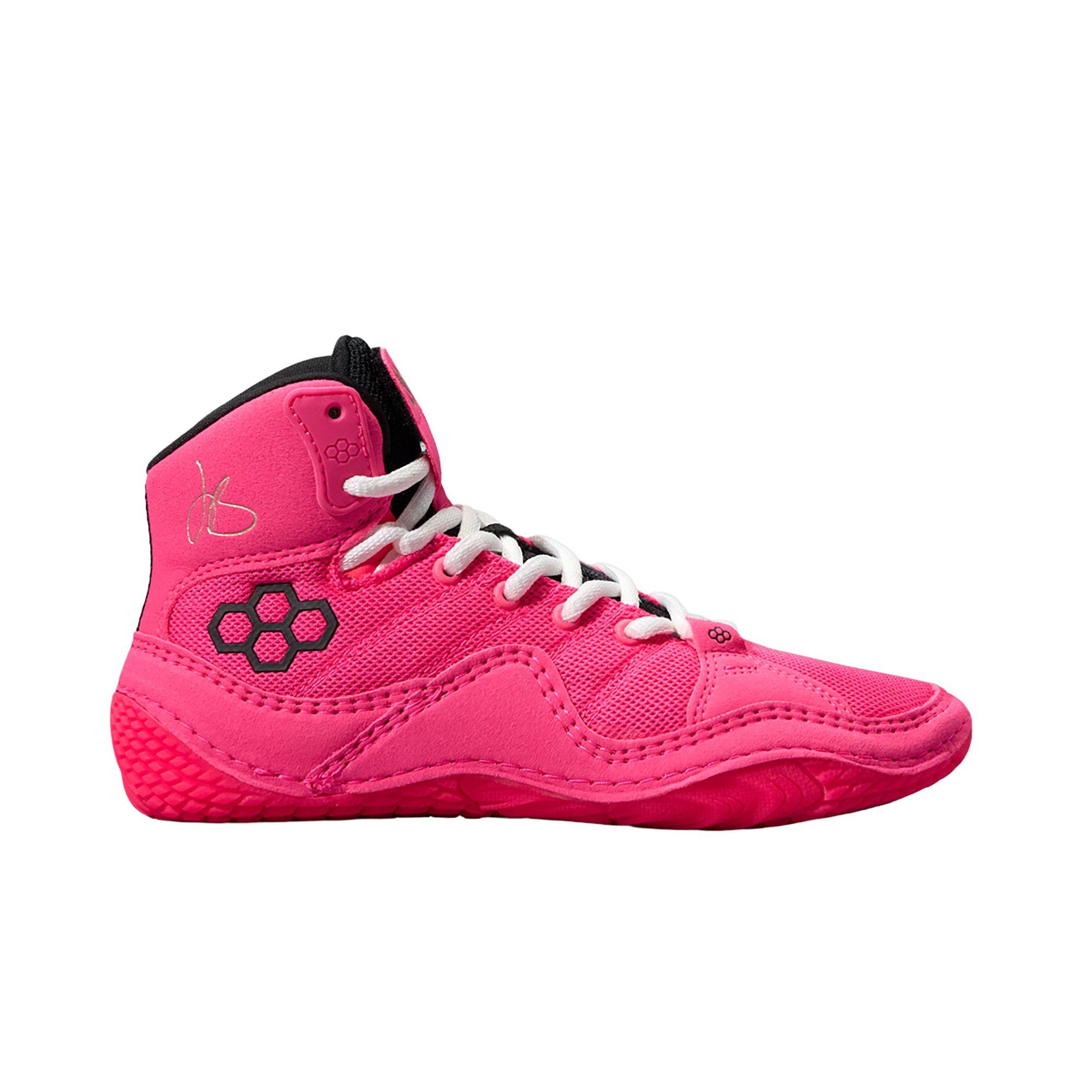 Rudis JB1 "Flamingo Pink" Unisex Wrestling Shoe - PINK/RED Thumbnail View 1
