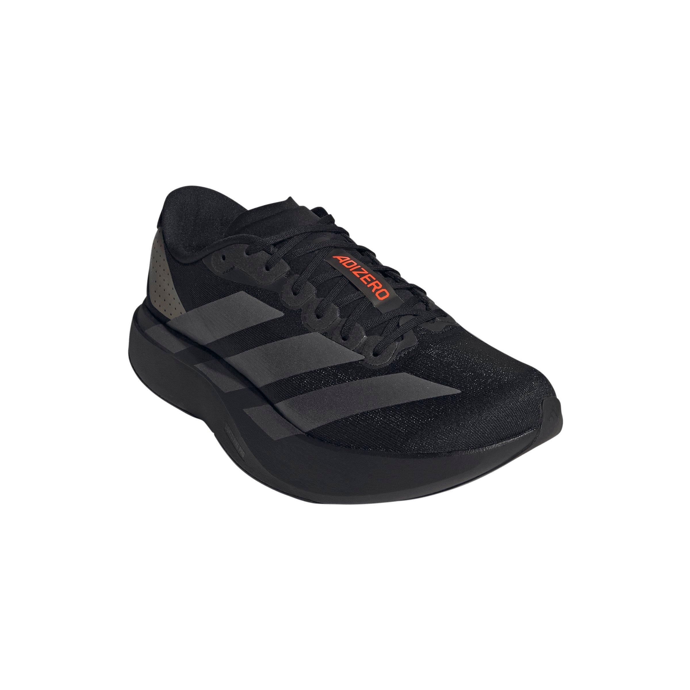 adidas Adizero EVO SL "Core Black/Grey Four/Impact Orange" Men's Shoe - BLACK Thumbnail View 3