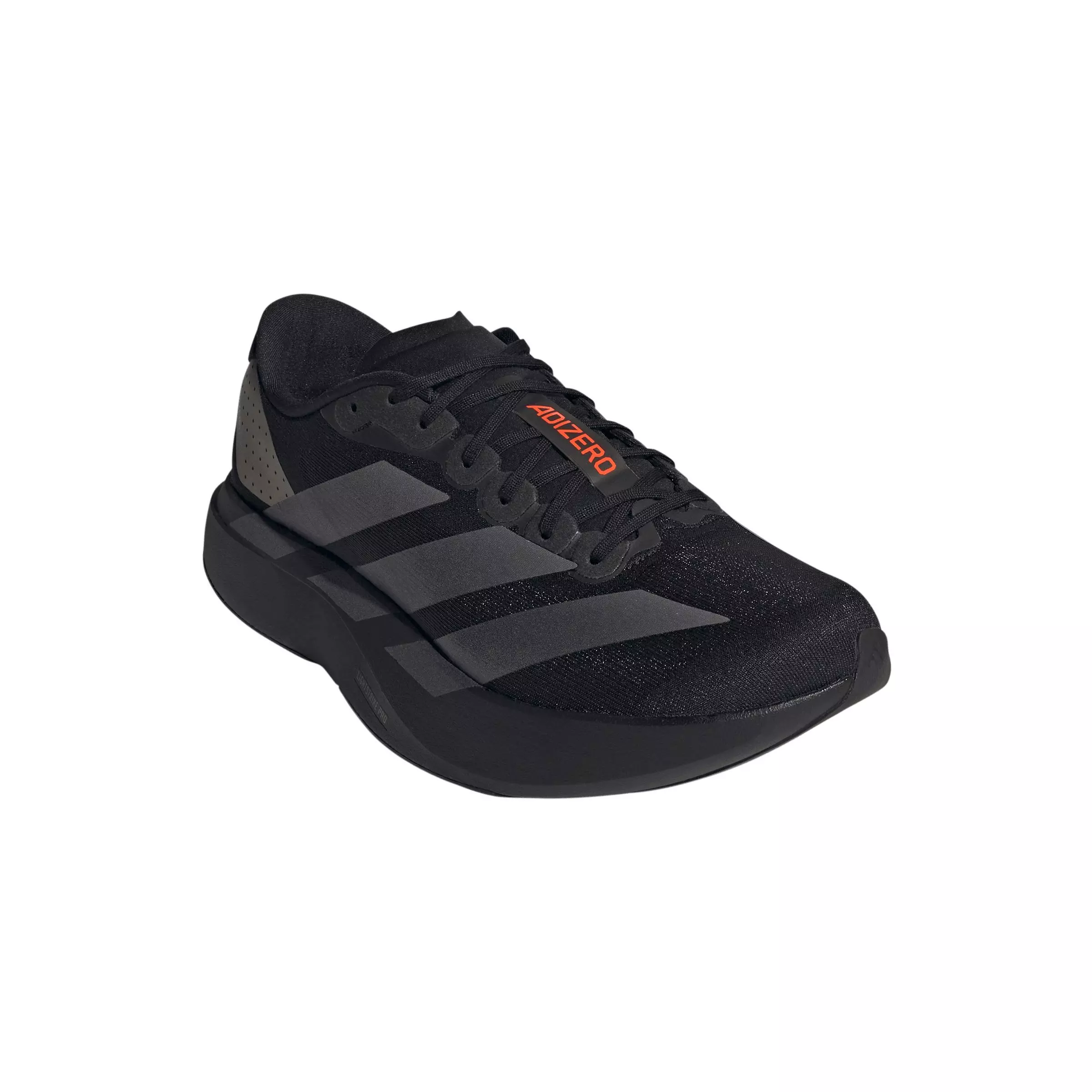 adidas Adizero EVO SL "Core Black/Grey Four/Impact Orange" Men's Shoe - BLACK