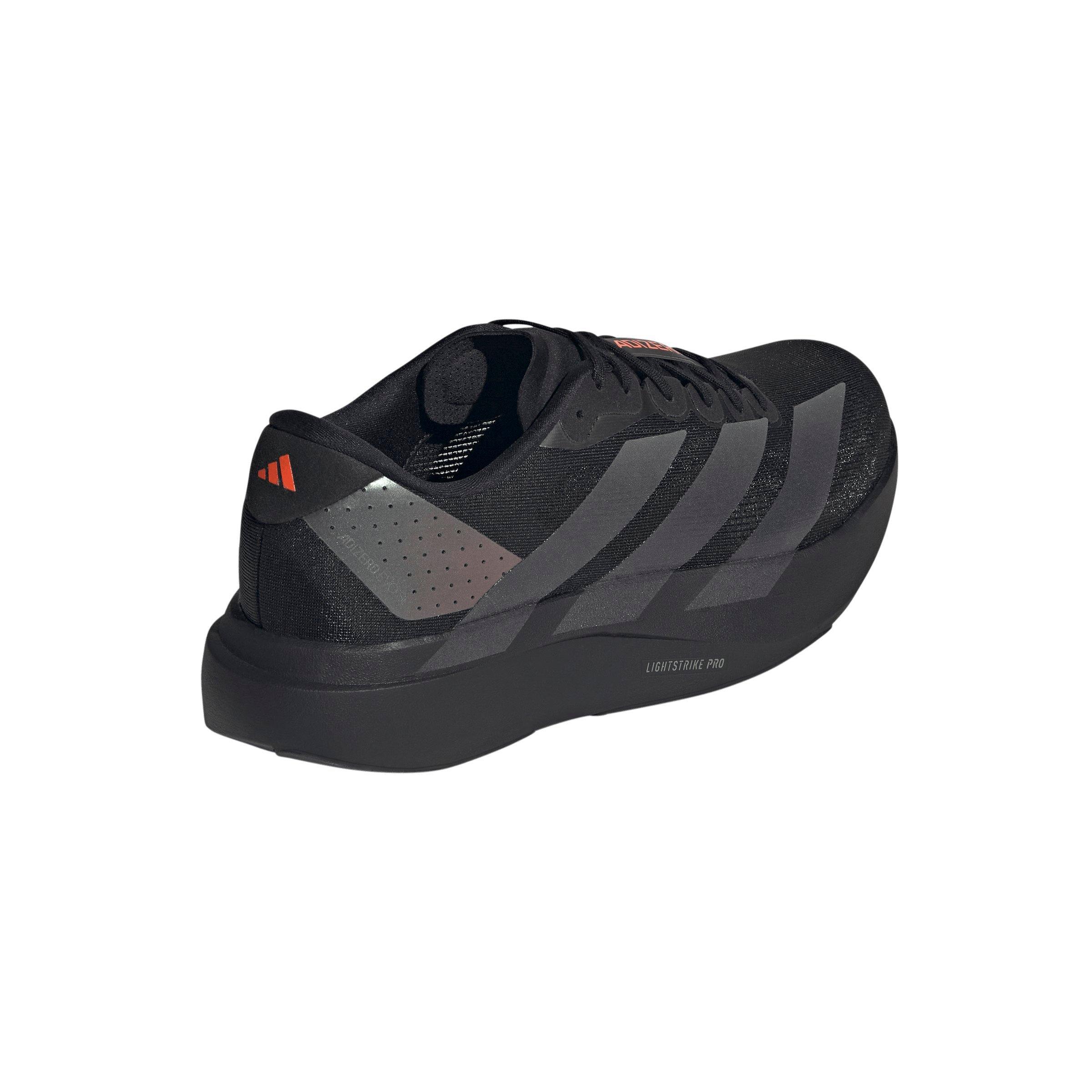 adidas Adizero EVO SL "Core Black/Grey Four/Impact Orange" Men's Shoe - BLACK Thumbnail View 4