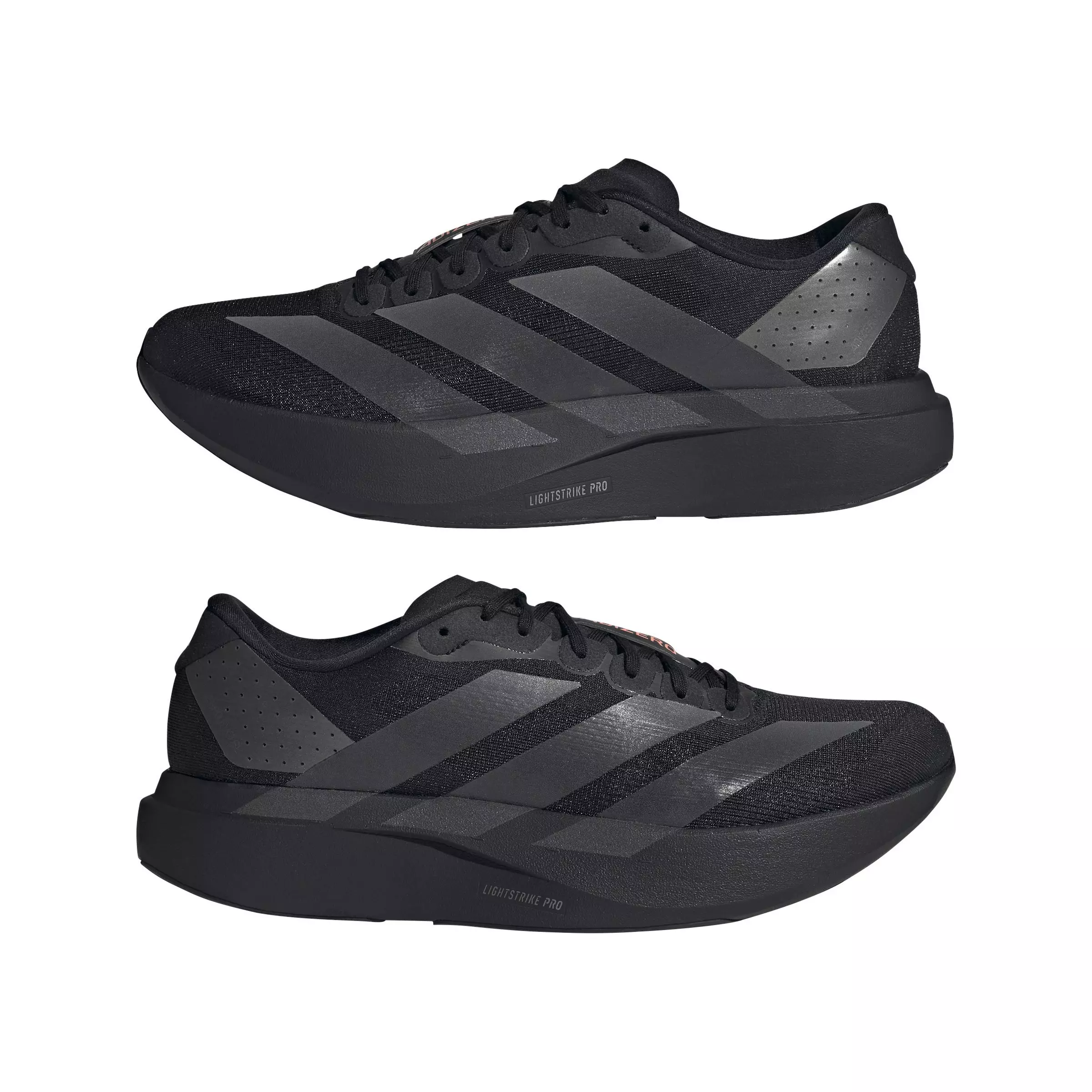 adidas Adizero EVO SL "Core Black/Grey Four/Impact Orange" Men's Shoe - BLACK