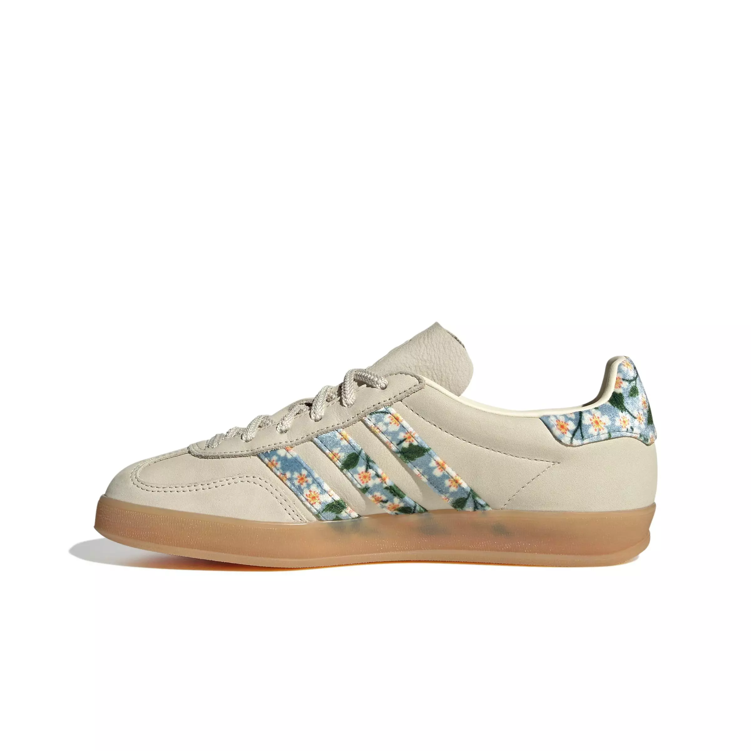 adidas Originals Gazelle Liberty London "Cream White/Tactile Blue" Women's Shoe - OFF-WHITE