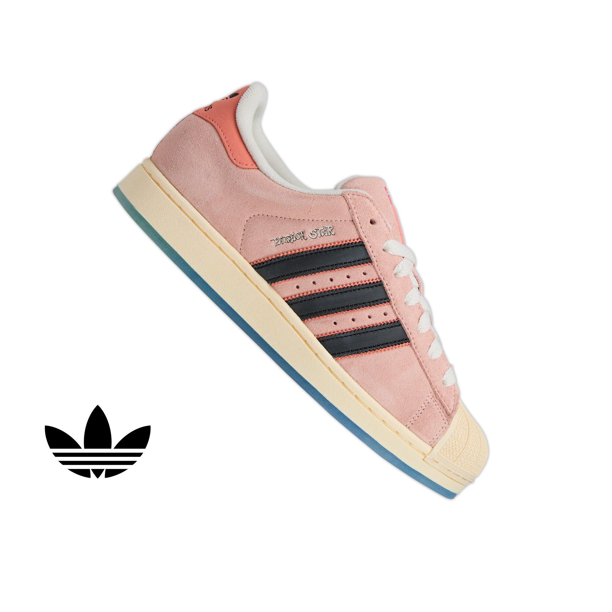 adidas Originals Superstar "Patrick Star" Men's Shoe - PINK/BLACK Thumbnail View 1