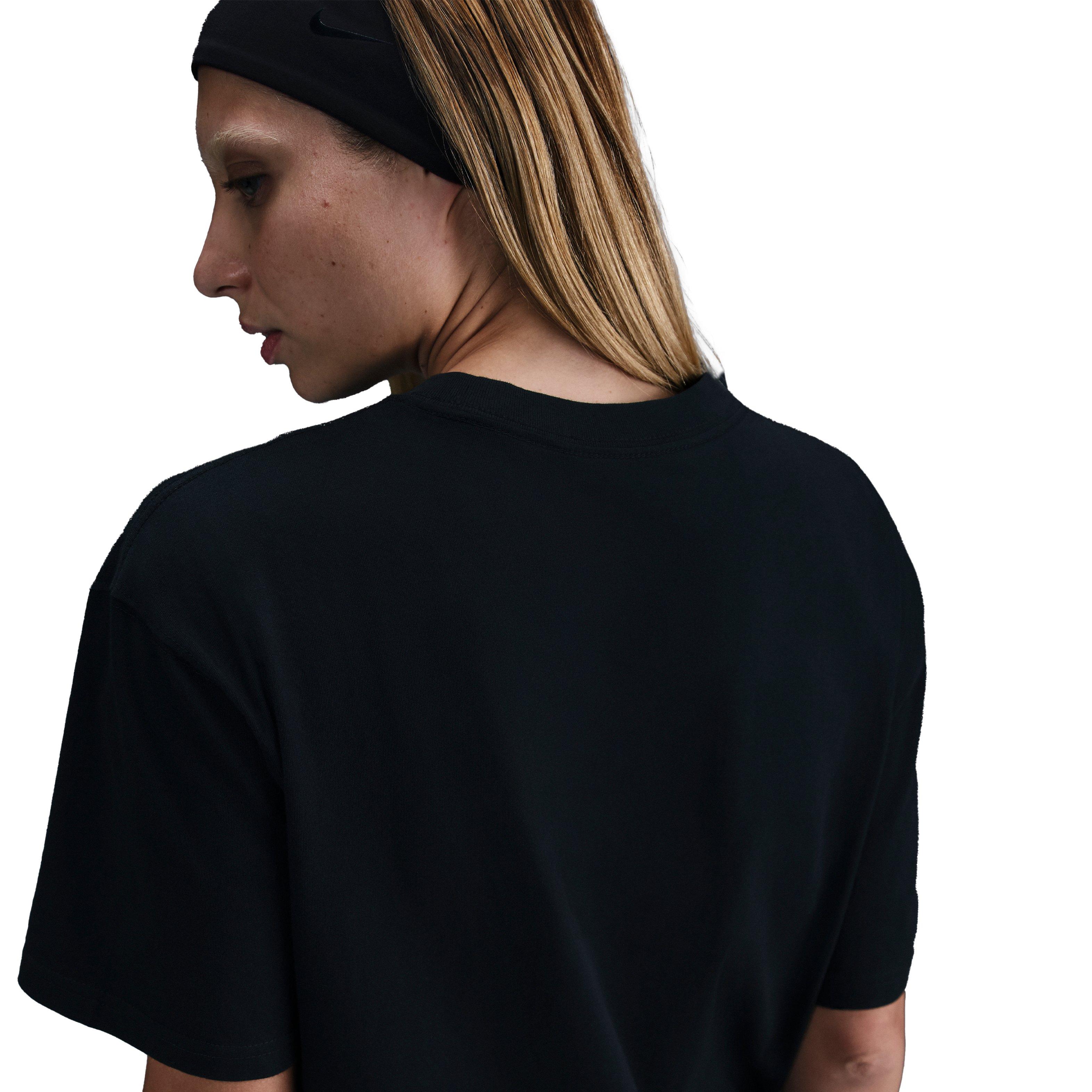 Nike Women's Jordan Chiles "So Win" Basketball Tee - BLACK Thumbnail View 3