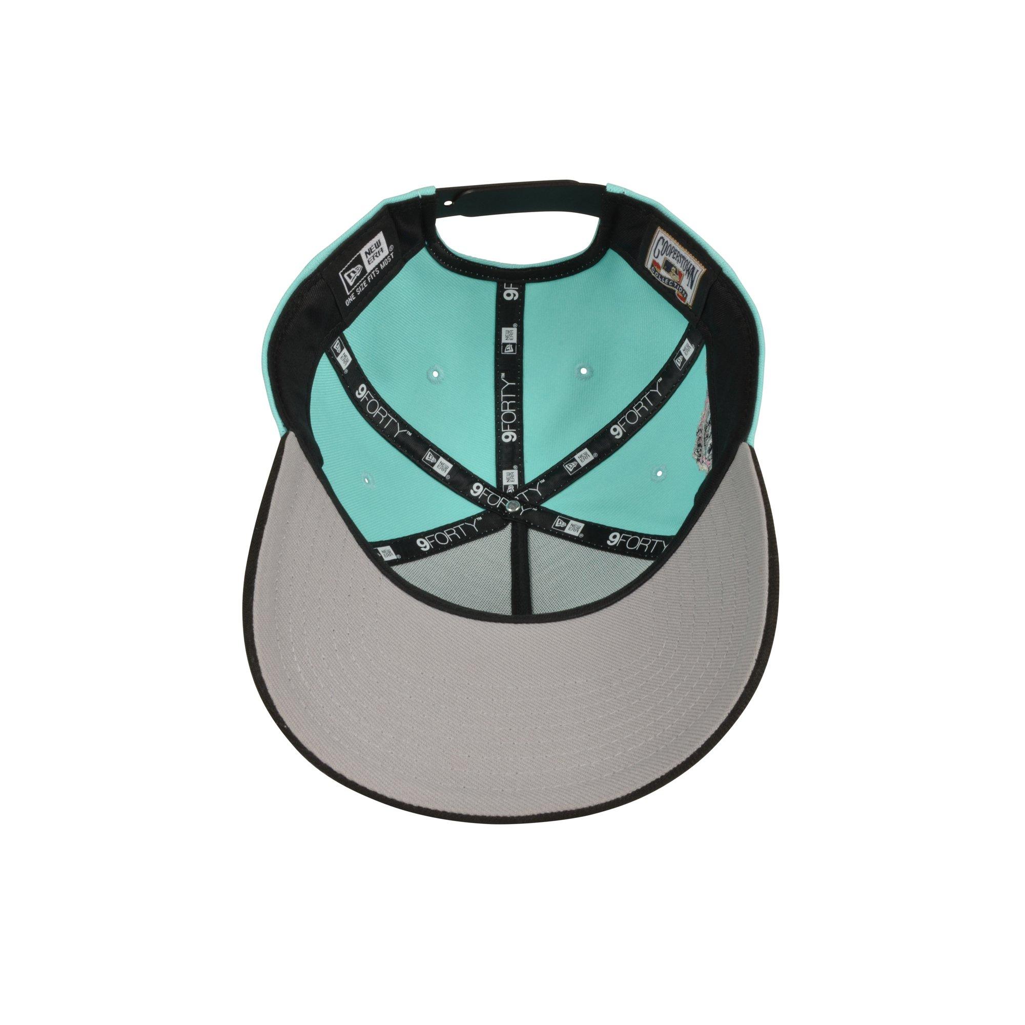 New Era New York Yankees 9FORTY A-Frame Snapback Hat - Teal/Black - TEAL/BLACK Thumbnail View 5