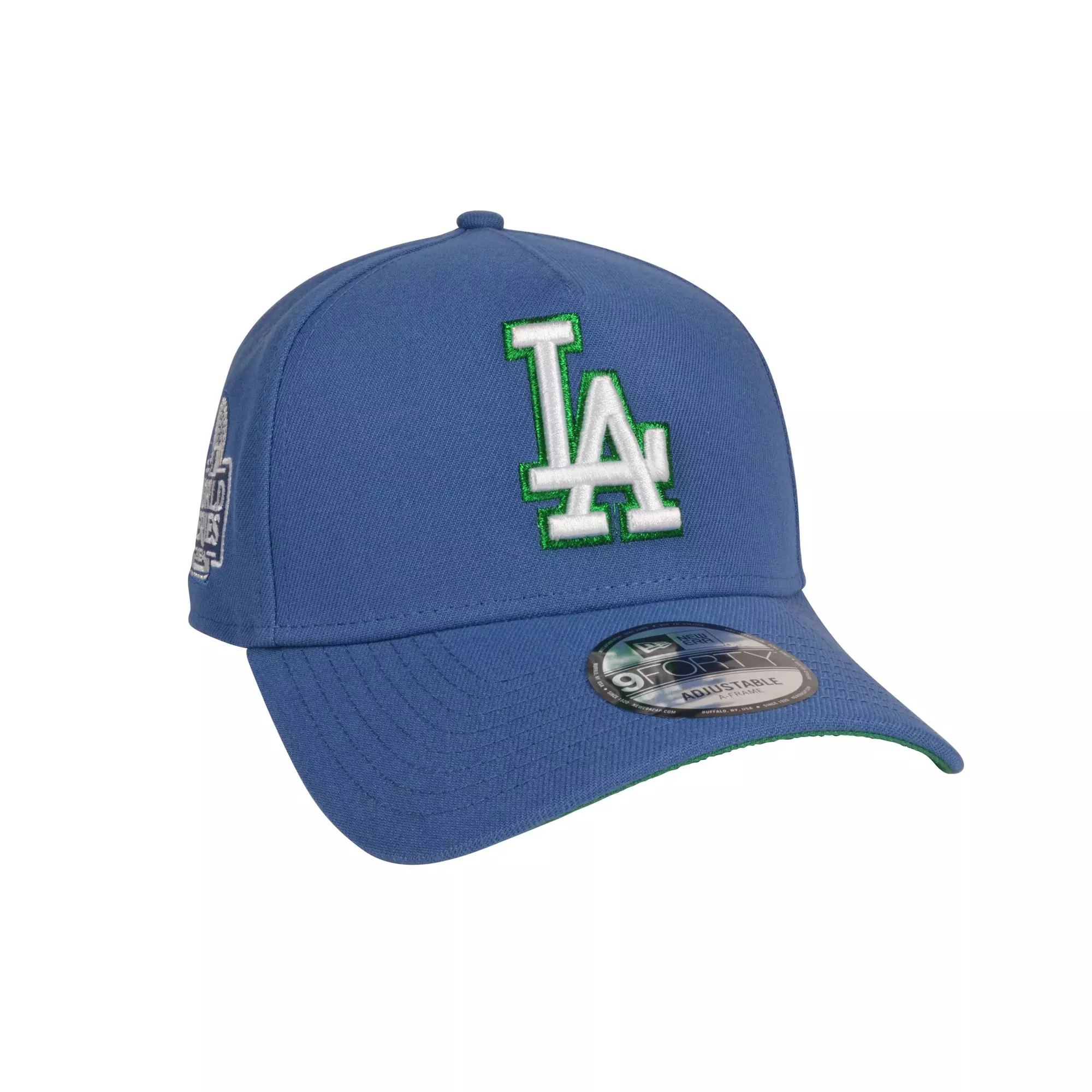 New Era Los Angeles Dodgers 9FORTY A-Frame Snapback Hat-Blue/Green - BLUE/GREEN