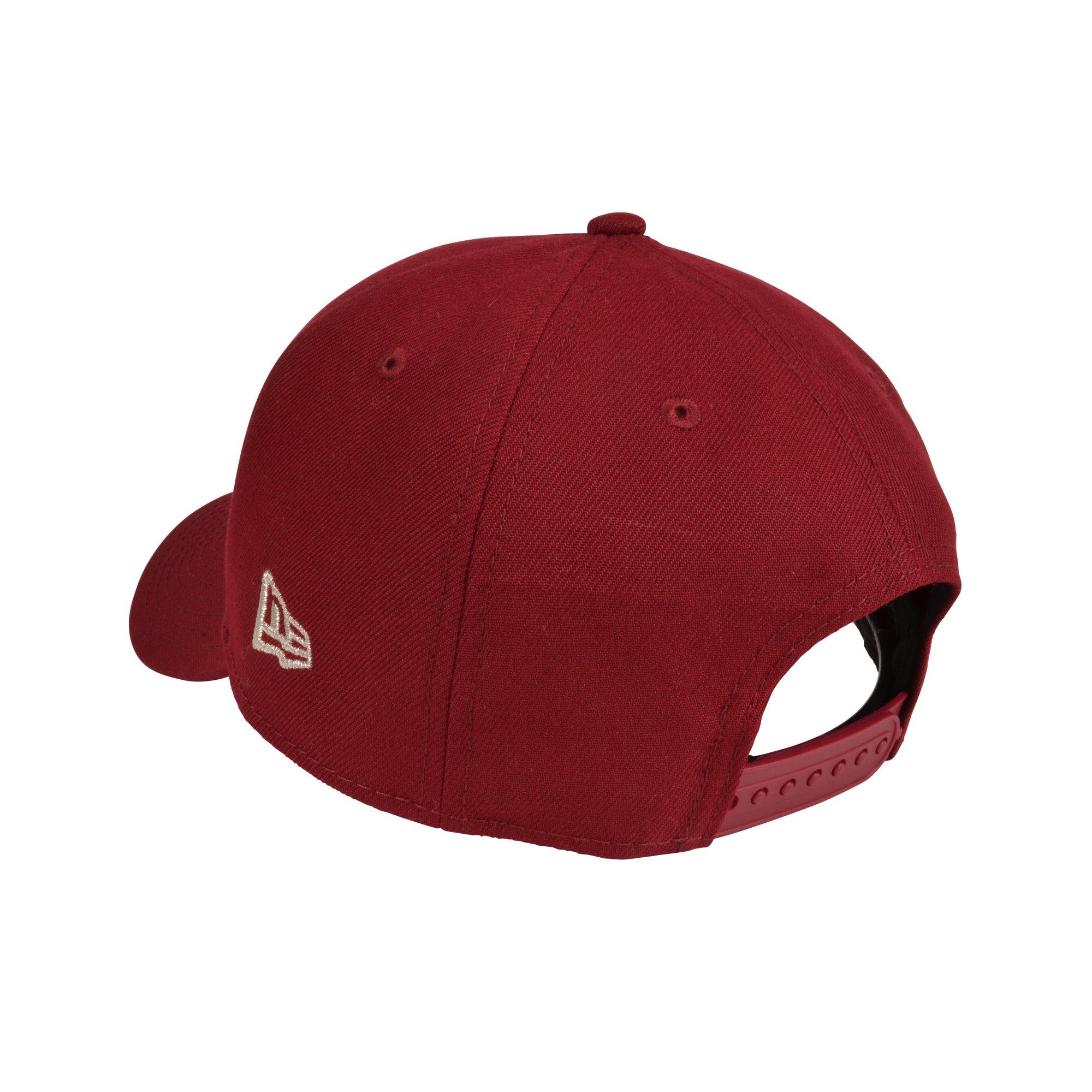 New Era Los Angeles Dodgers 9FORTY A-Frame Snapback Hat - Maroon/Grey - MAROON/GREY Thumbnail View 4
