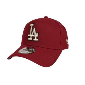 New Era Los Angeles Dodgers 9FORTY A-Frame Snapback Hat-Maroon/Grey