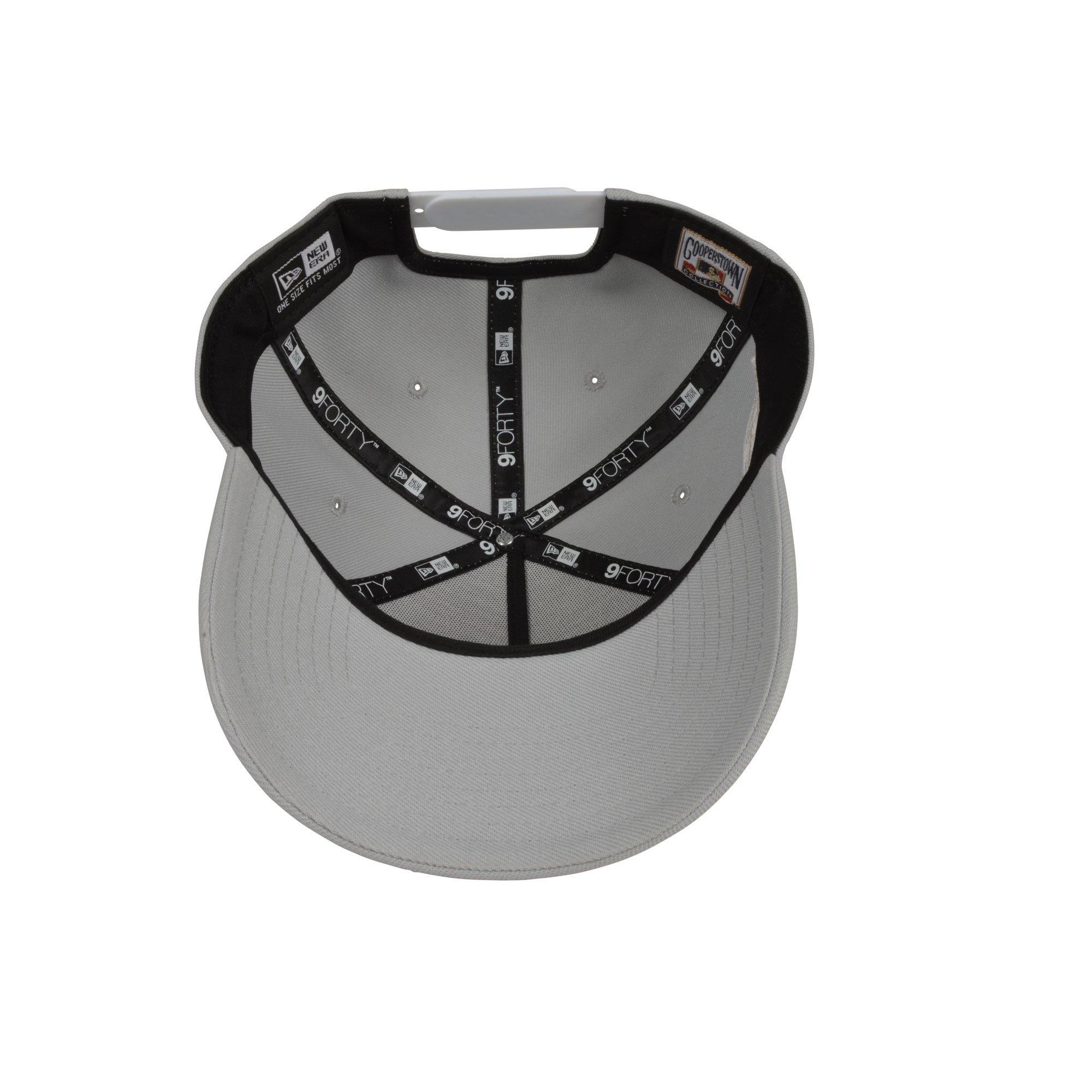 New Era Chicago White Sox 9FORTY A-Frame Snapback Hat - Dark Grey - DARK GREY Thumbnail View 5