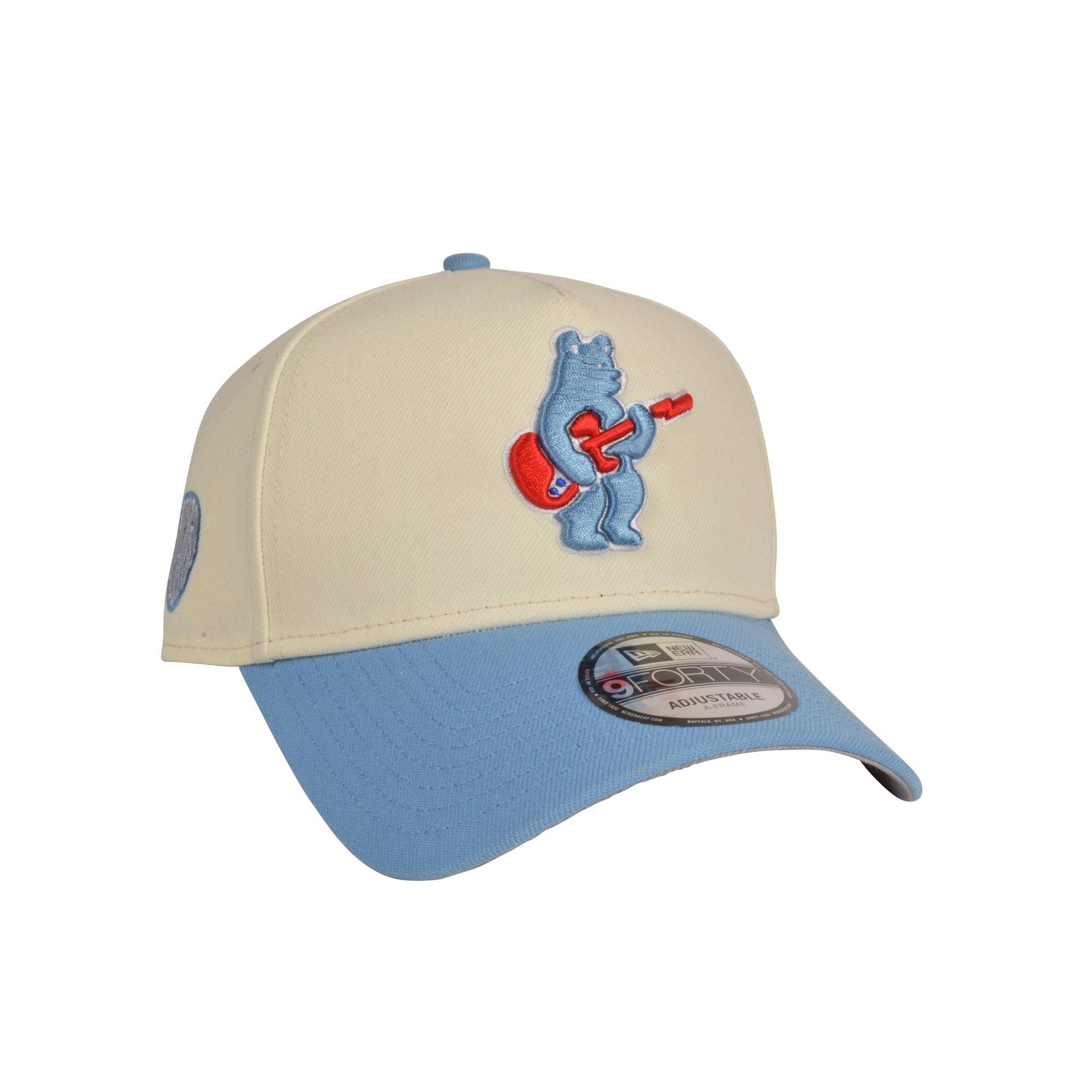 New Era Chicago Cubs 9FORTY A-Frame Cream/Light Blue Snapback Hat