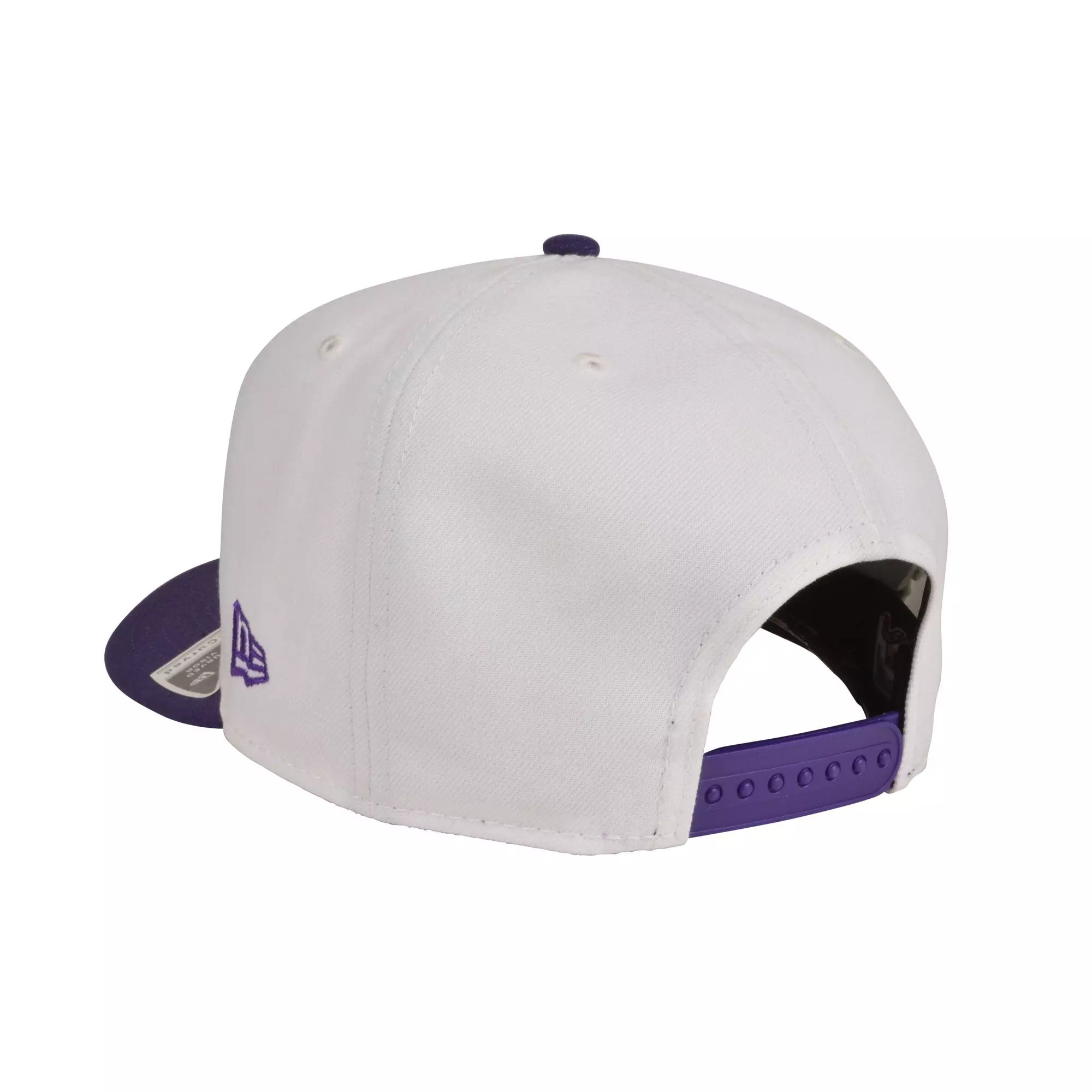 New Era Chicago Bulls 9FIFTY A-Frame Grave V Snapback Hat-White/Purple/Teal