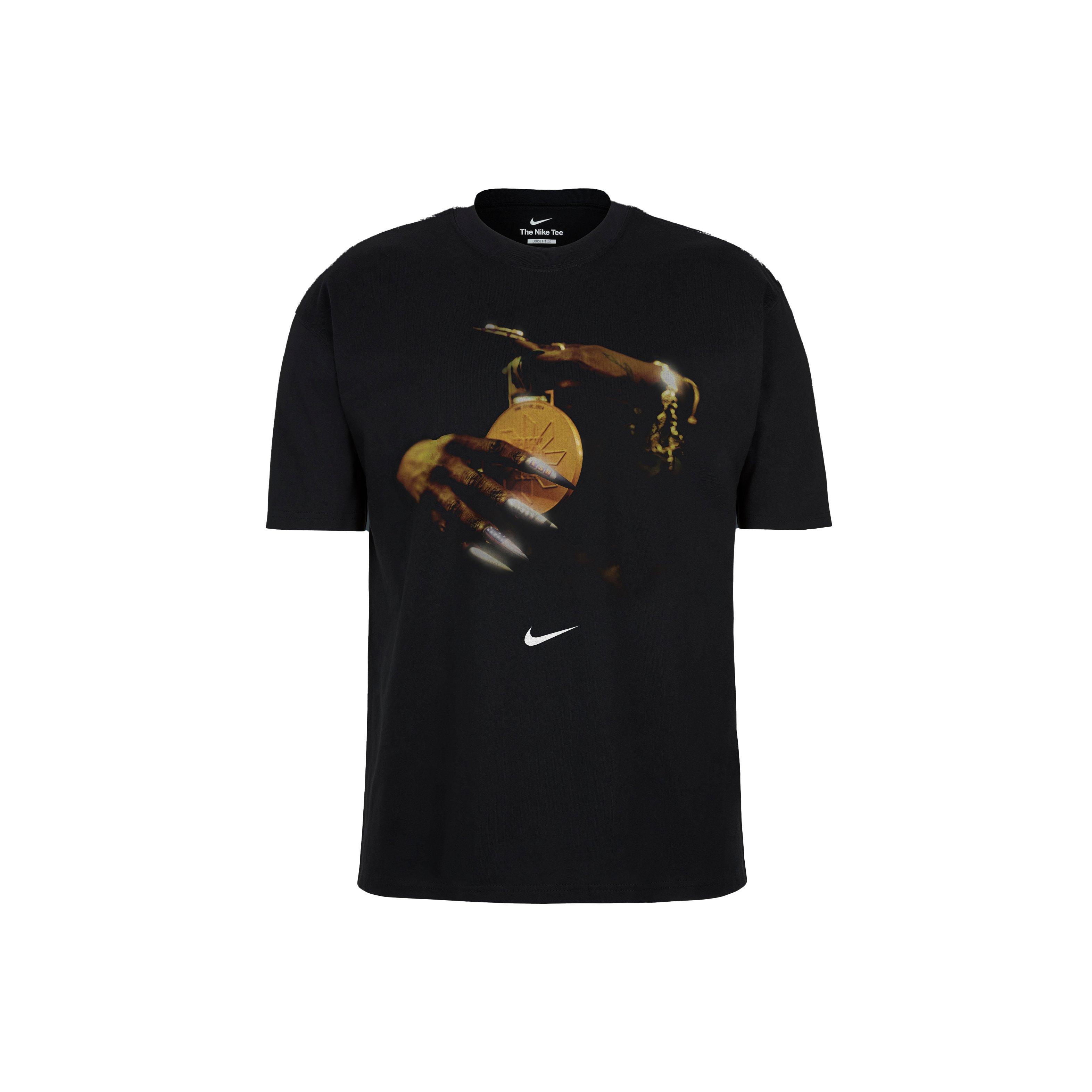 Nike Women's Sha'Carri Richardson "So Win" Basketball Tee - BLACK Thumbnail View 1