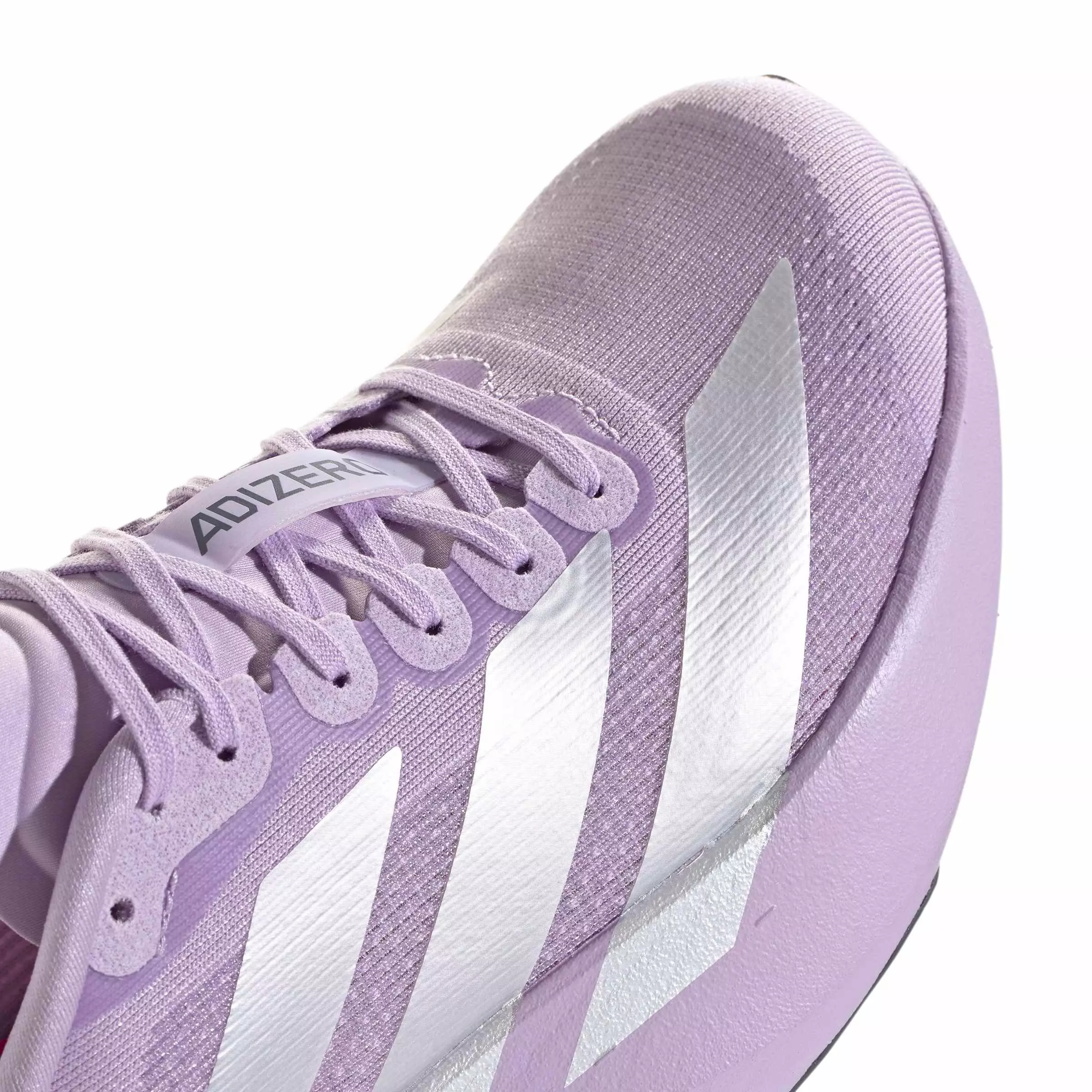 adidas Adizero EVO SL "Powder Plum/Shock Pink/Metallic" Women's Running Shoe - PURPLE
