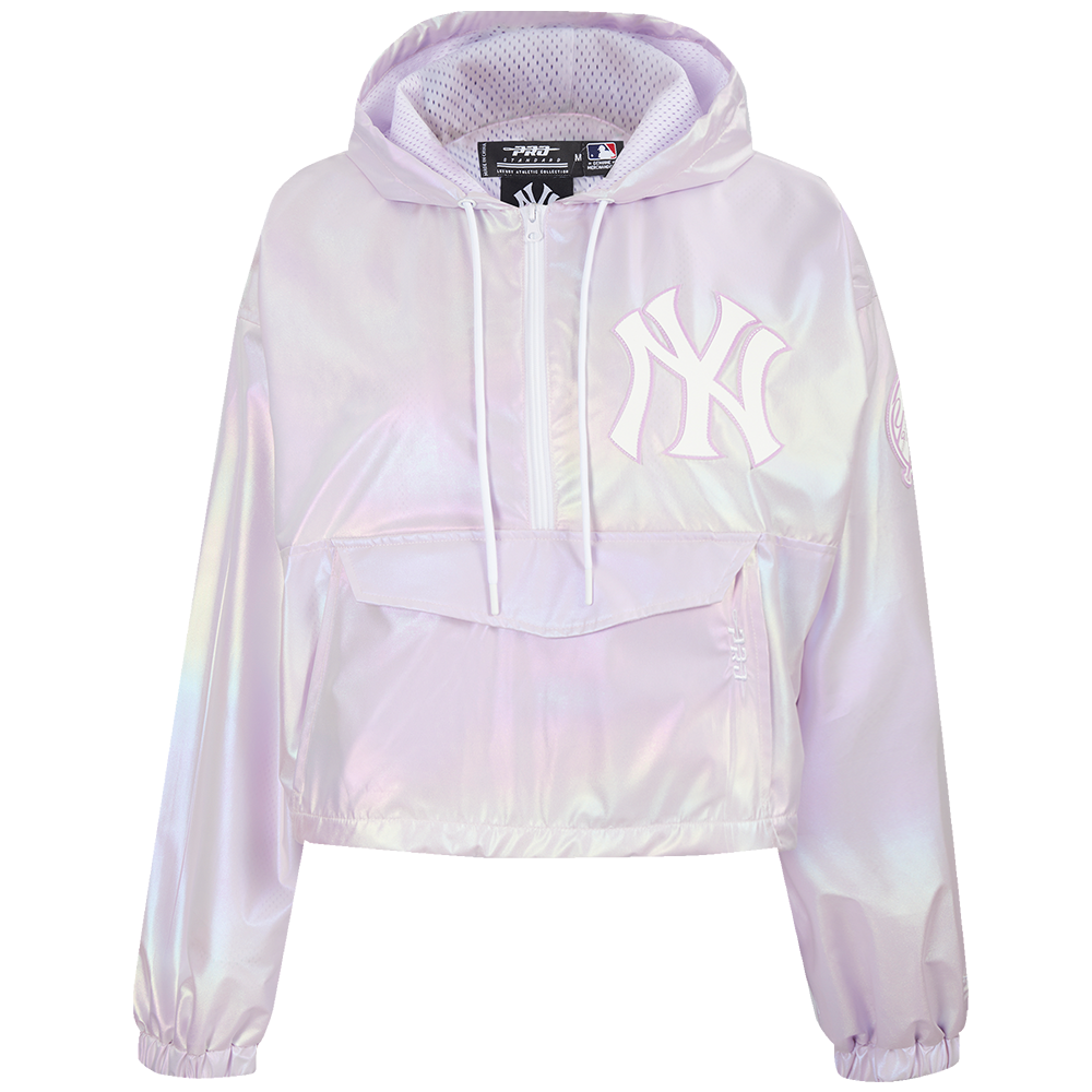Pro Standard Women's New York Yankees Hologram 1/2 Zip Jacket-Multicolor - MULTI-COLOR Thumbnail View 1